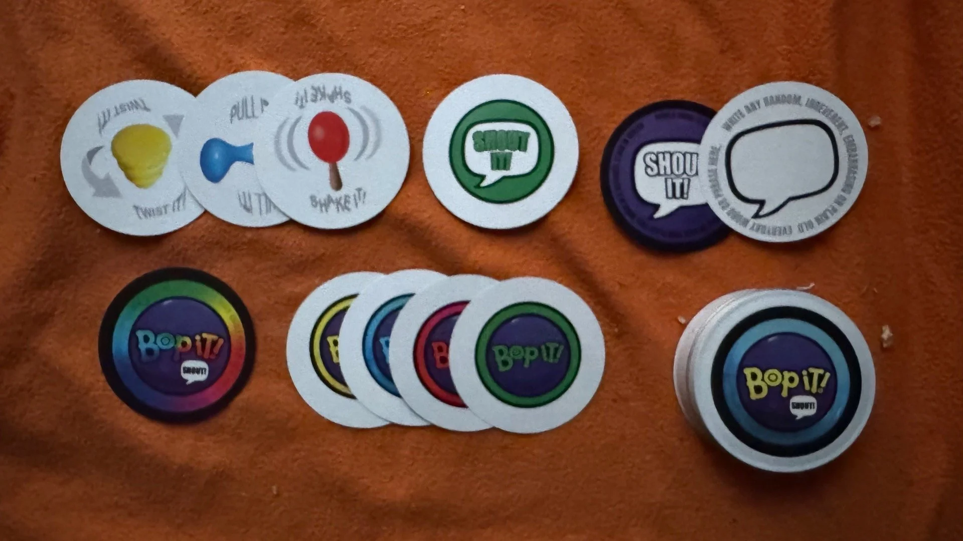 Name: Bop It Shout Card Game  •  Release Year: 2023