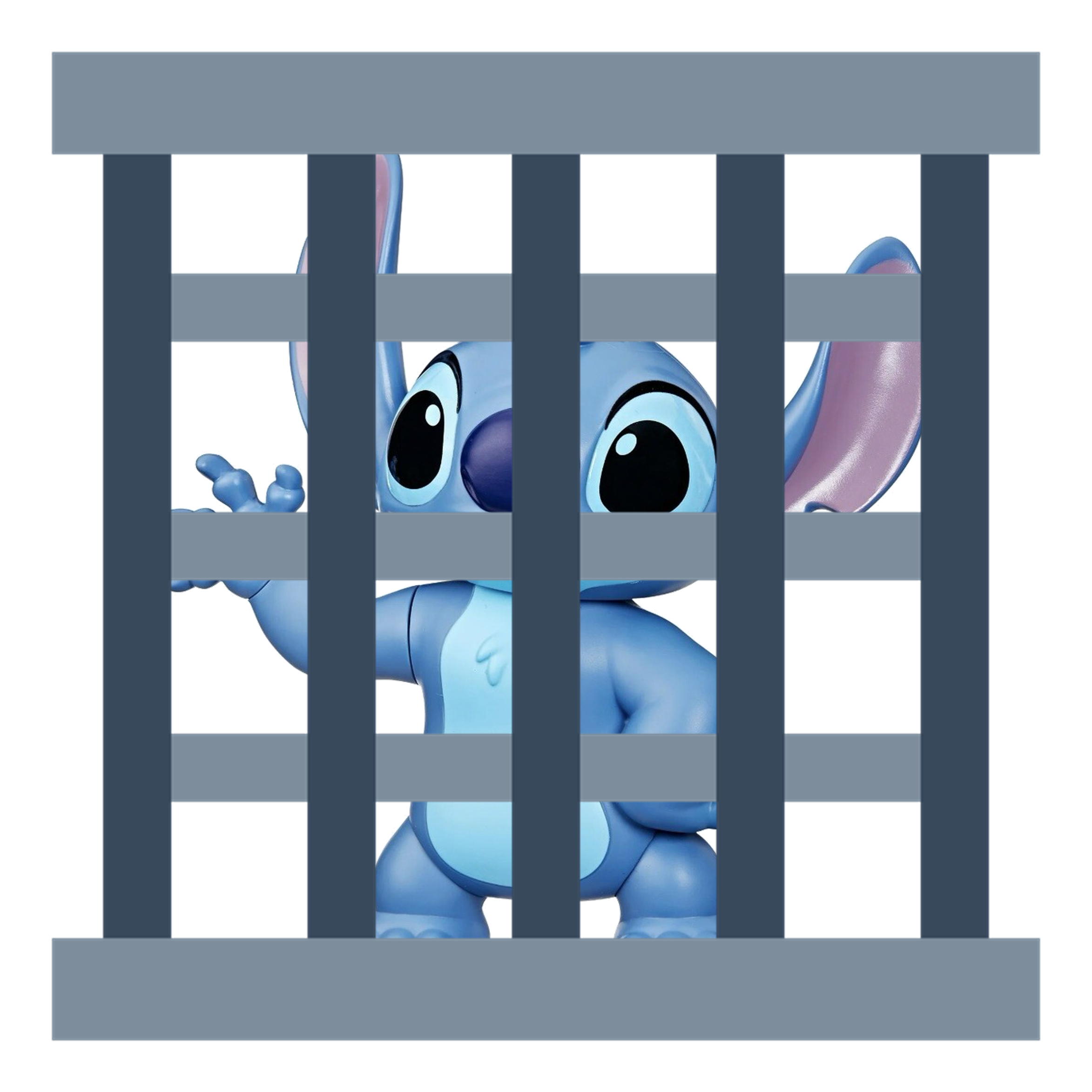 The Bop It creature in a cage at Dan Klitsner's house.