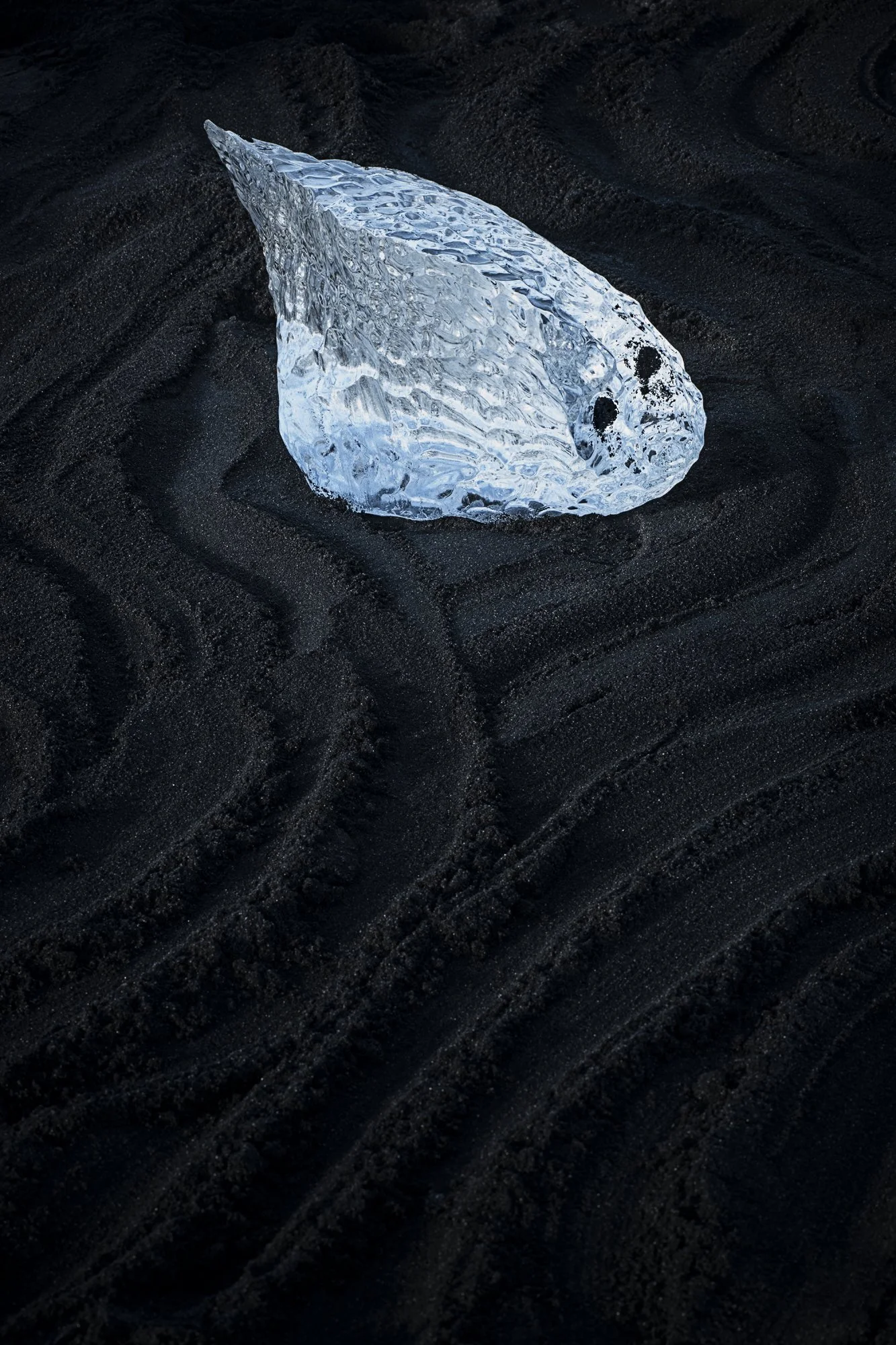 A Little Ice Creature 30" Metal Print