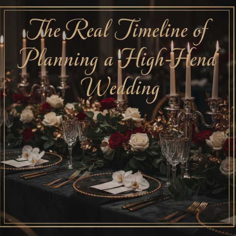 The Planner’s Perspective: DonnahLynne                        The Real Timeline of Planning a High-End Wedding