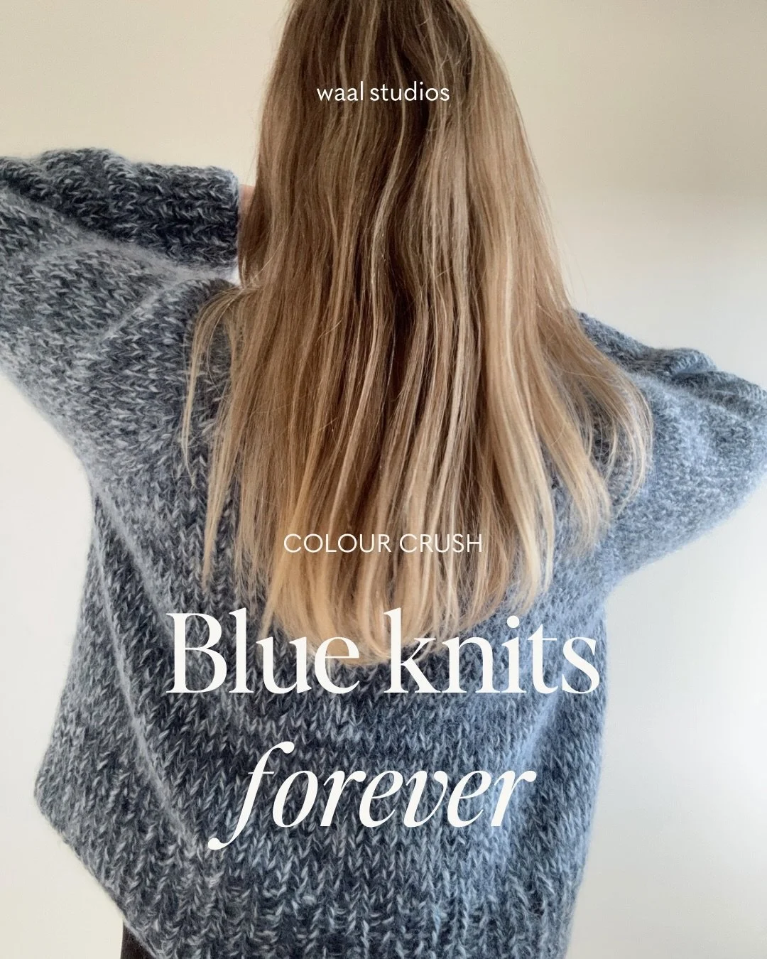 The blue era🫧💫⛅️🌙 Det bare ble slik, at jeg bare strikker i bl&aring;tt om dagen. Kan ha noe med det tunge regnv&aelig;ret vi har hatt, de gr&aring; skyene som sola av og til skinner gjennom. Men mest fordi jeg elsker bl&aring;tt. Har alltid gjort