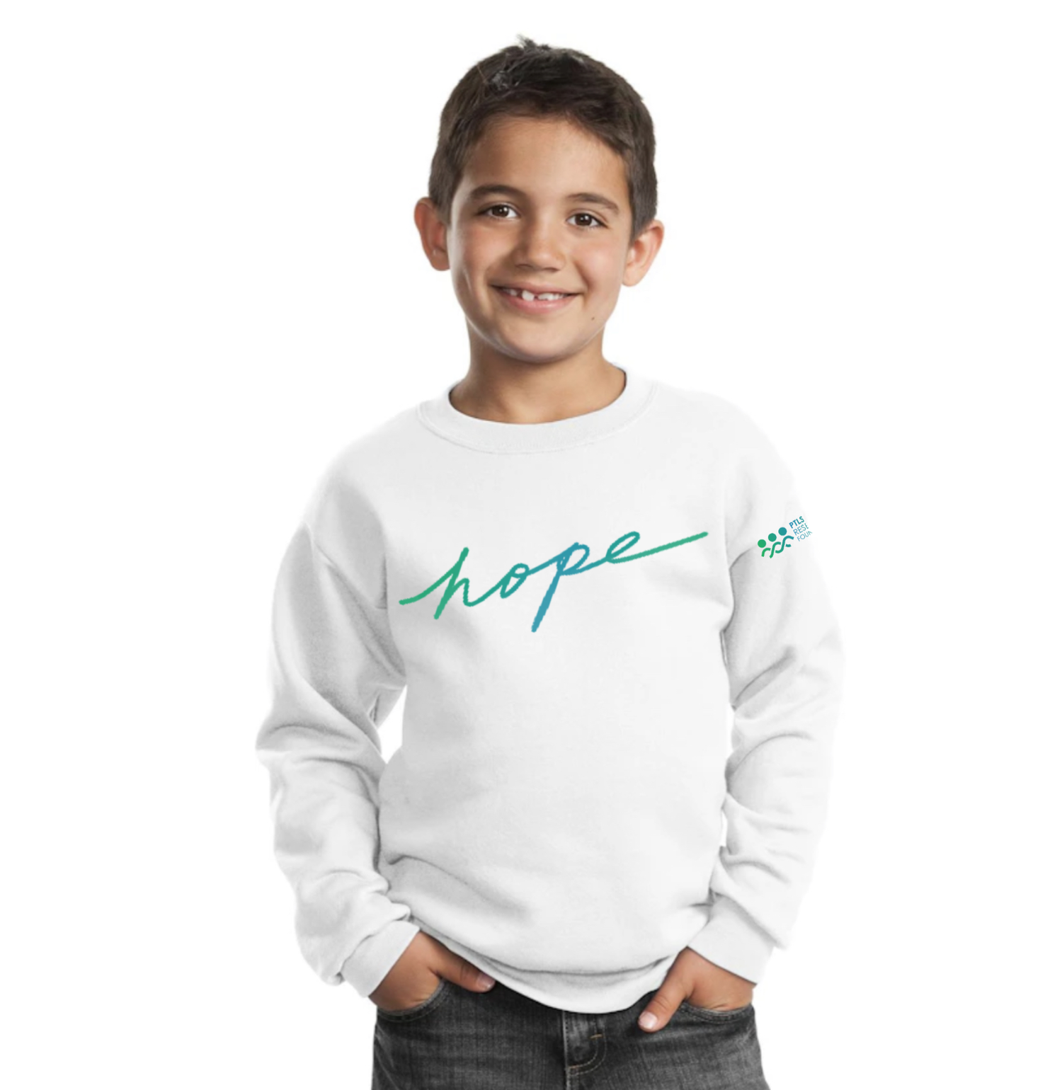 Youth PTLS Hope Crewneck Sweatshirt — ptlshope