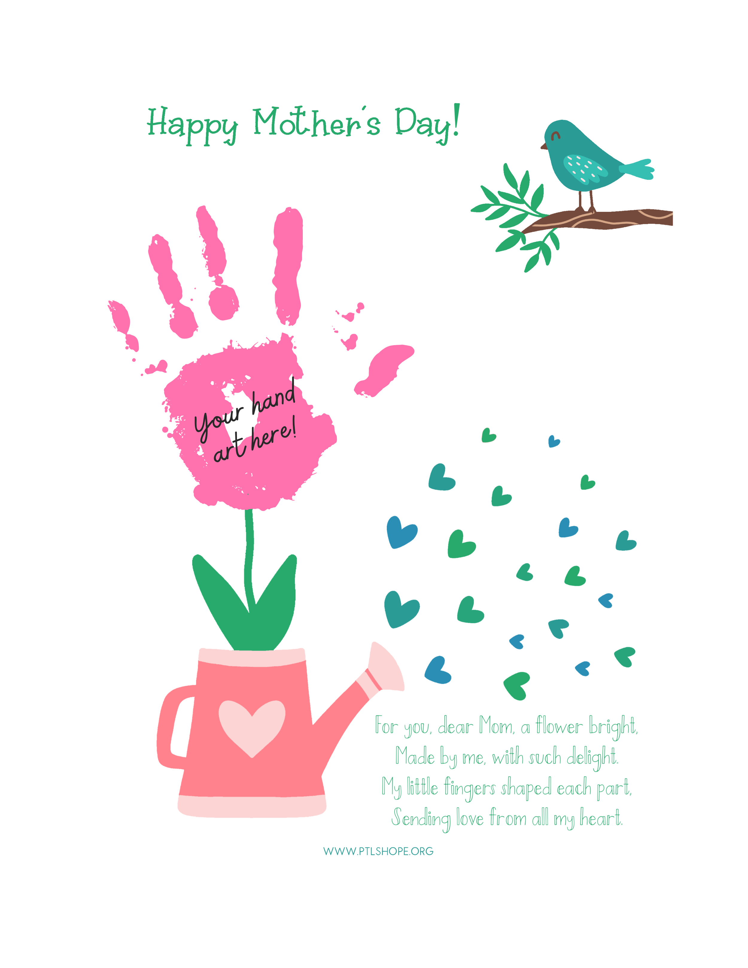 PTLS Hope Mother's Day Flower Art