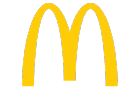 Golden arches of McDonald's logo.