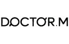 Logo of Doctor M with stylized text