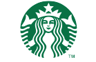 Starbucks logo with green siren figure inside a green circle