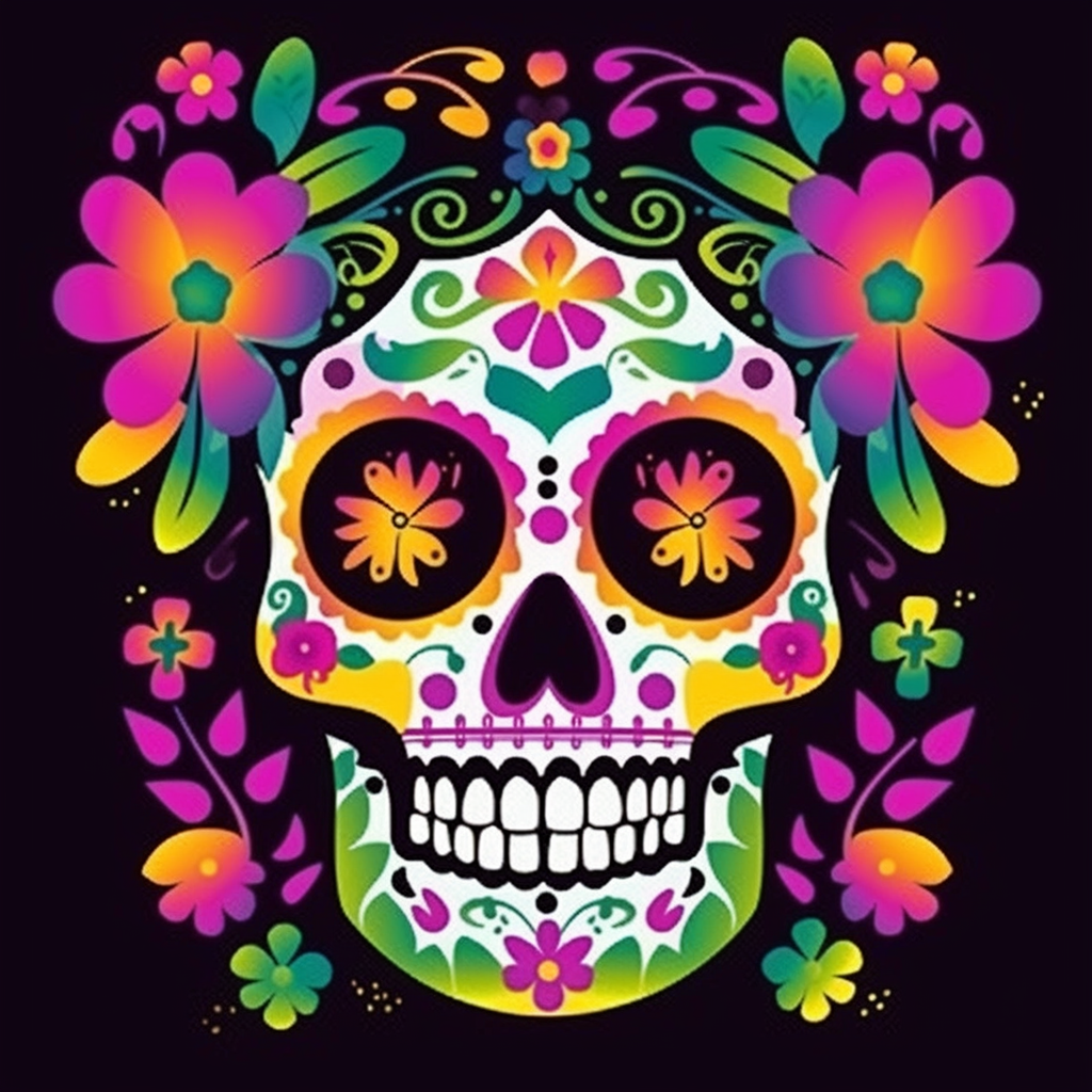 Matt_Shadbolt_vibrant_high_contrast_day_of_the_dead_vector_anno_e87d76b4-9c0a-47cb-b7af-c6eefc87f165.webp