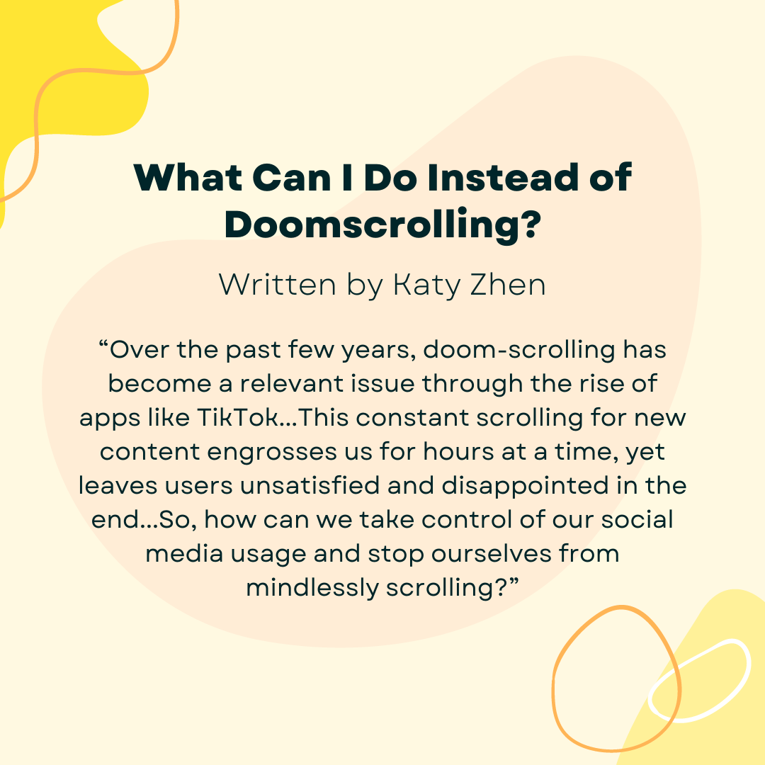 What Can I Do Instead of “Doom-Scrolling”?