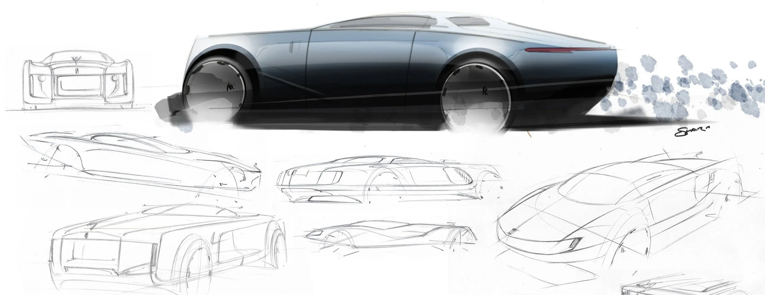 Rolls-Royce Design - quick sketches