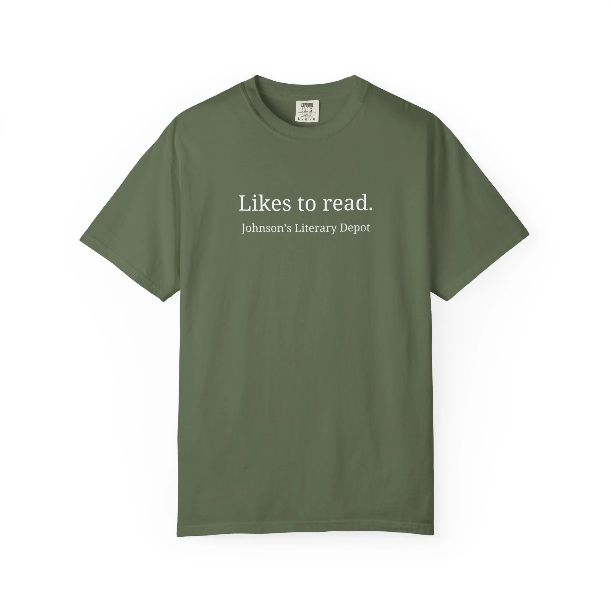 Likes to Read Unisex T-shirt (Comfort Colors)