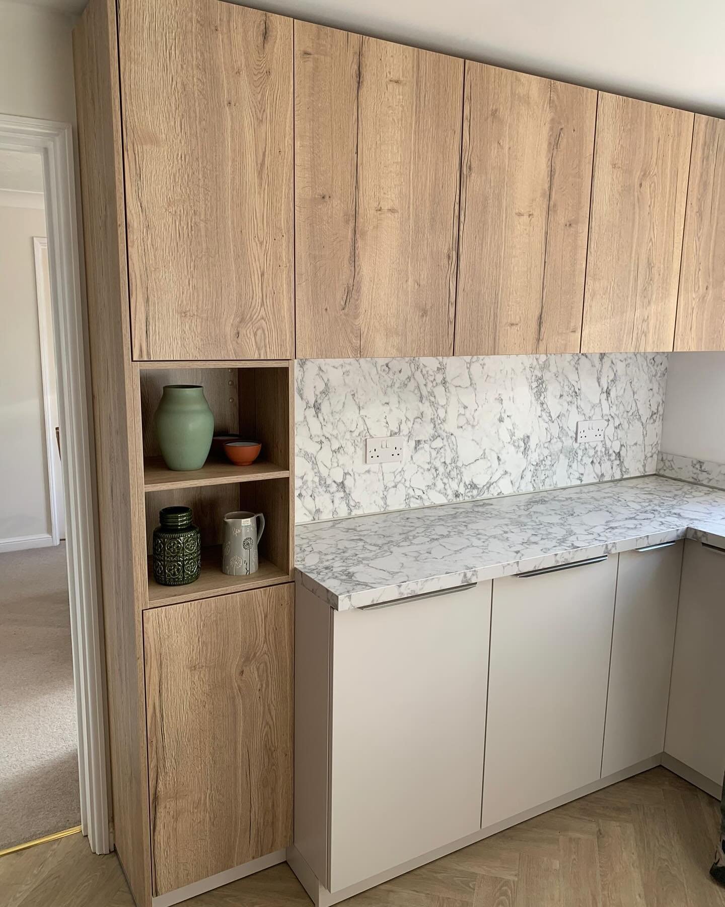 Check out this recent kitchen installation complete with utility space. Designed . Supplied . Installed - complete in house service using the very best German made kitchens. #affordableluxury #kitchendesign #kitchen