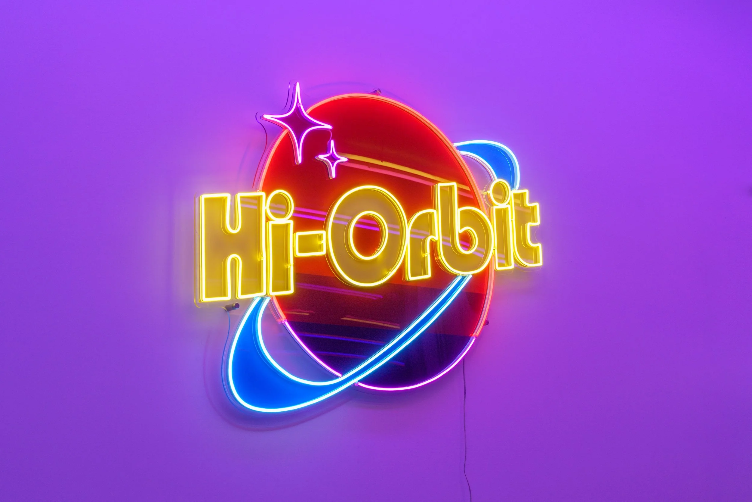 Hi-Orbit Games Logo Neon Sign