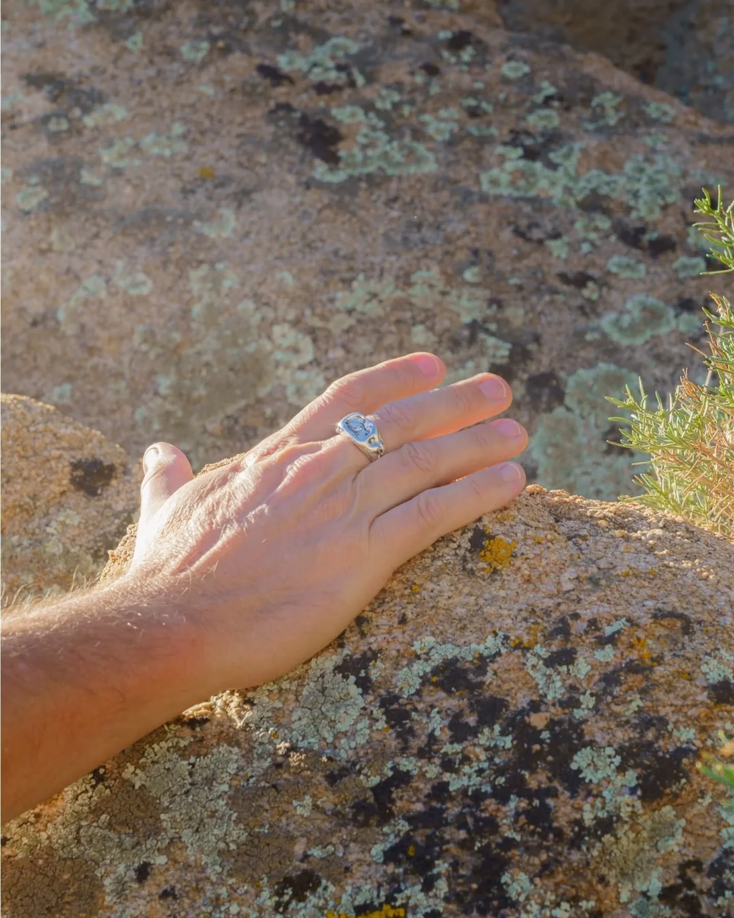 The desert light is pure magic, especially the way the light sculpts the terrain from sunrise to sunset. I was immediately drawn to this stunning Terrain ring from @roo.silverjewelry because it mirrors that rugged beauty. Its organic design feels lik