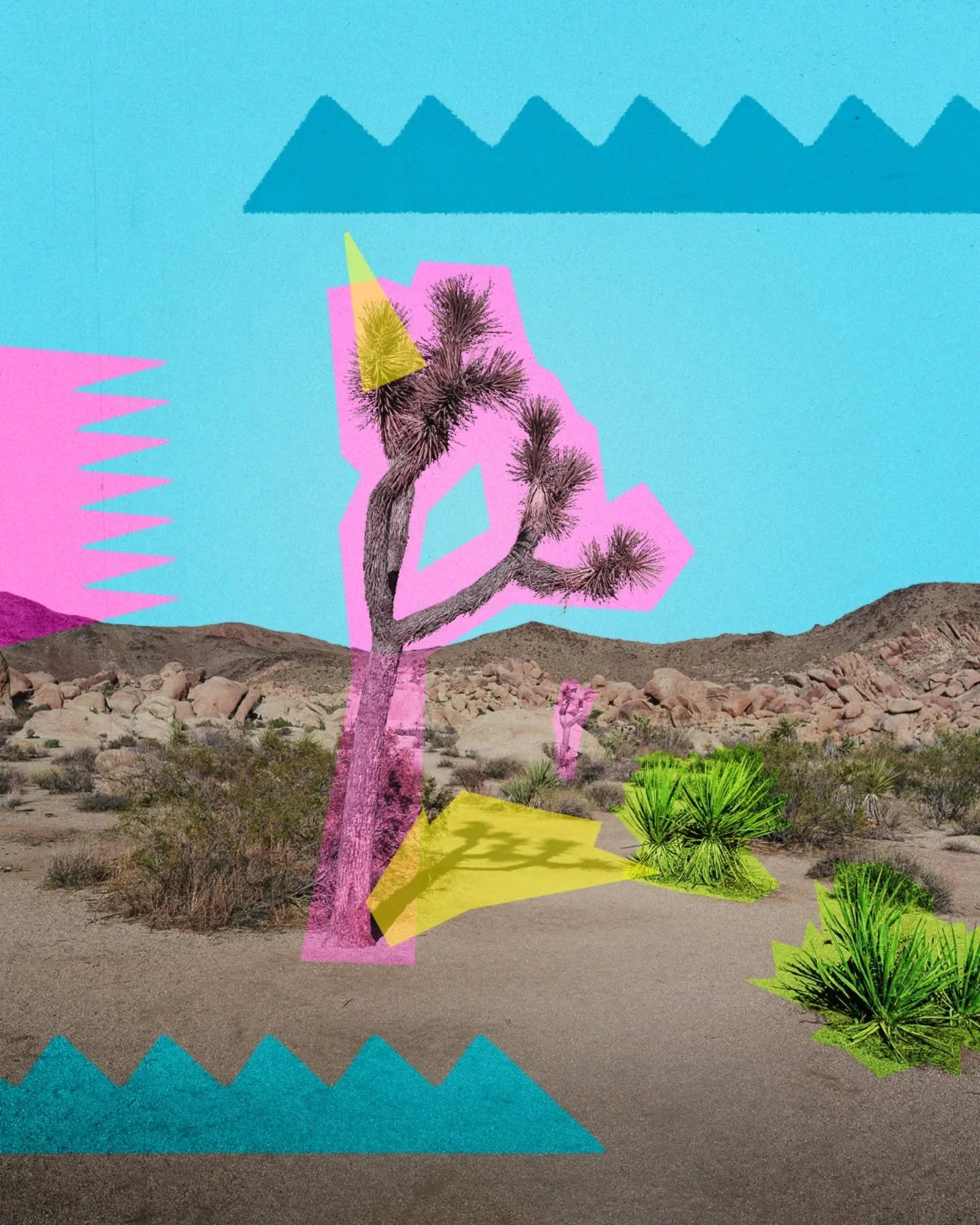 One of the best things about art is that you can experiment and try new things. I'm trying out this risograph style on one of my Joshua tree photos. Thinking about making this one a print. What do you think?

#riso #risograph #risoprint #joshuatree #