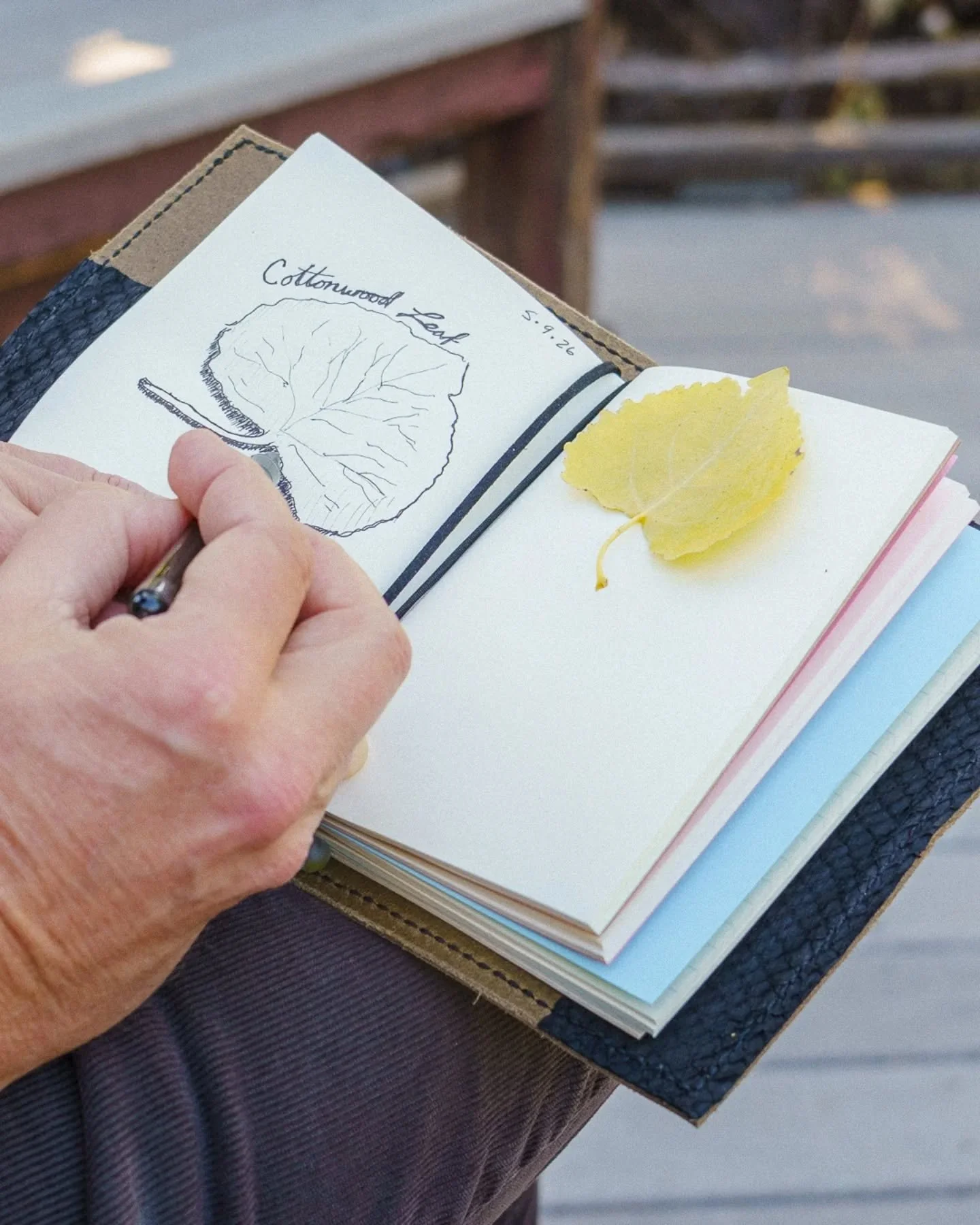 I've been getting into sketching lately. It's another great way to get out of my head and get lost in art. I found an awesome travel journal by Avalon Artisan Co @avalonartisanco to keep my drawings and sketches together! A traveler&rsquo;s journal i