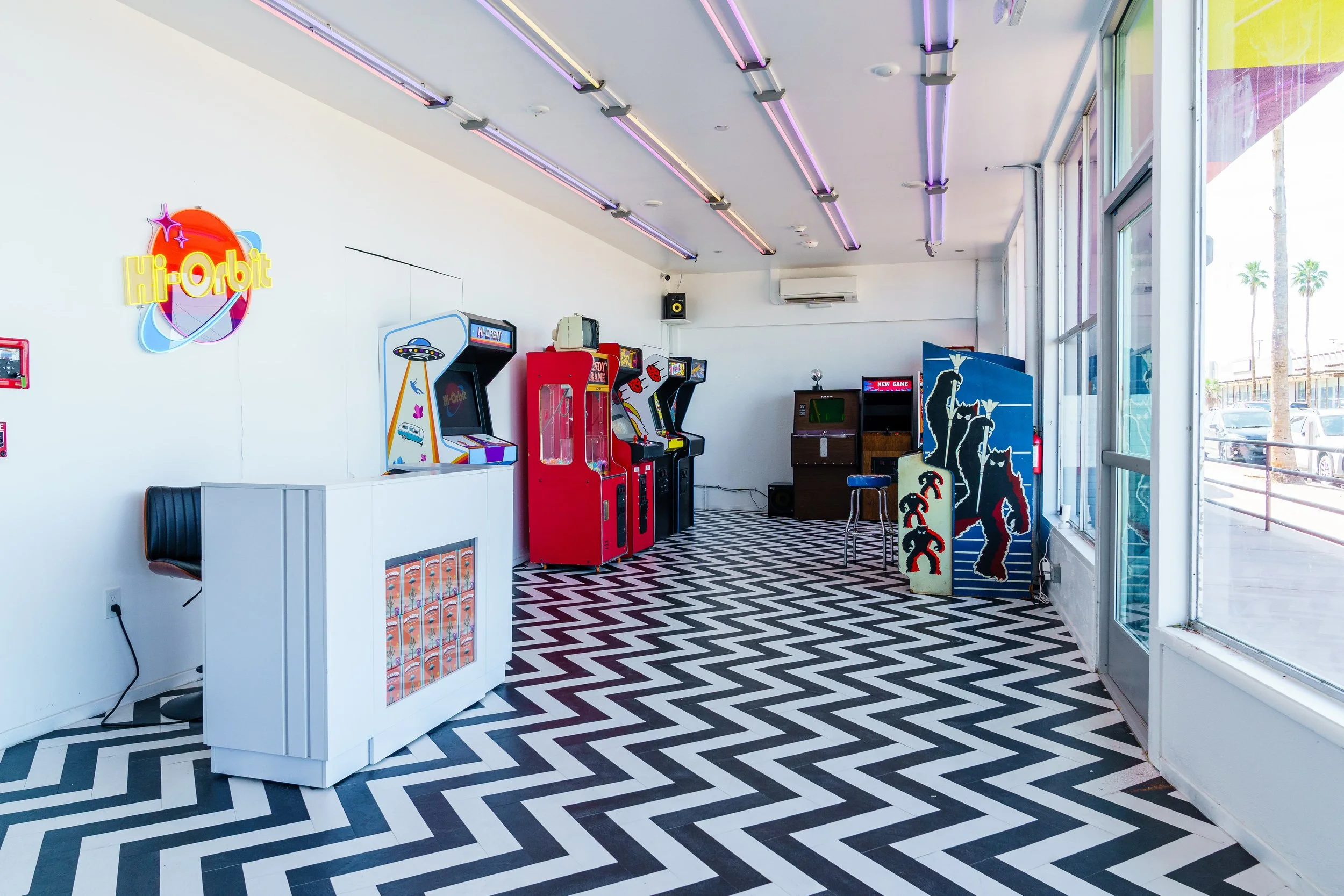 Hi-Orbit Games Arcade During the Day