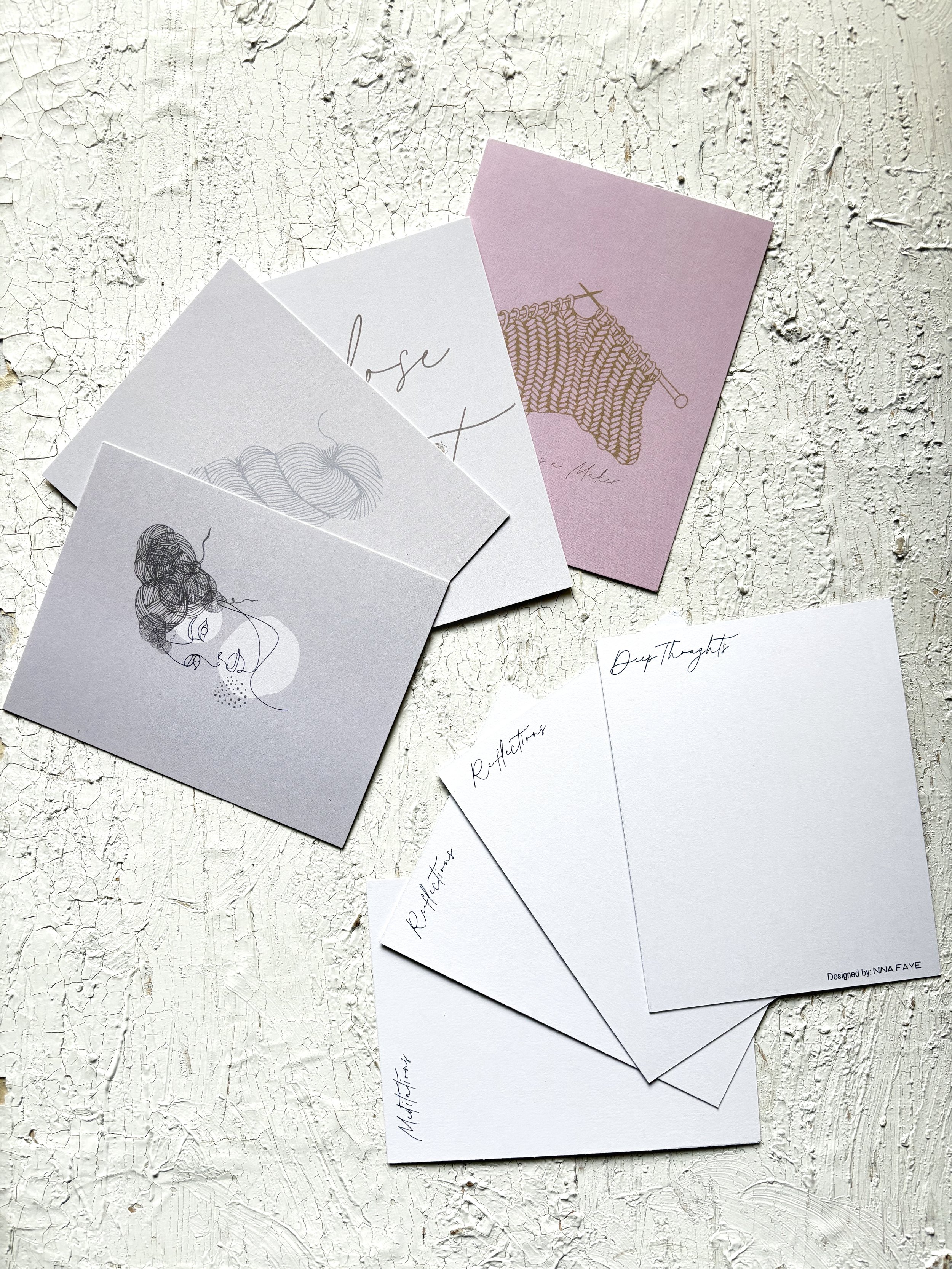 Nina Faye Winter Notecards