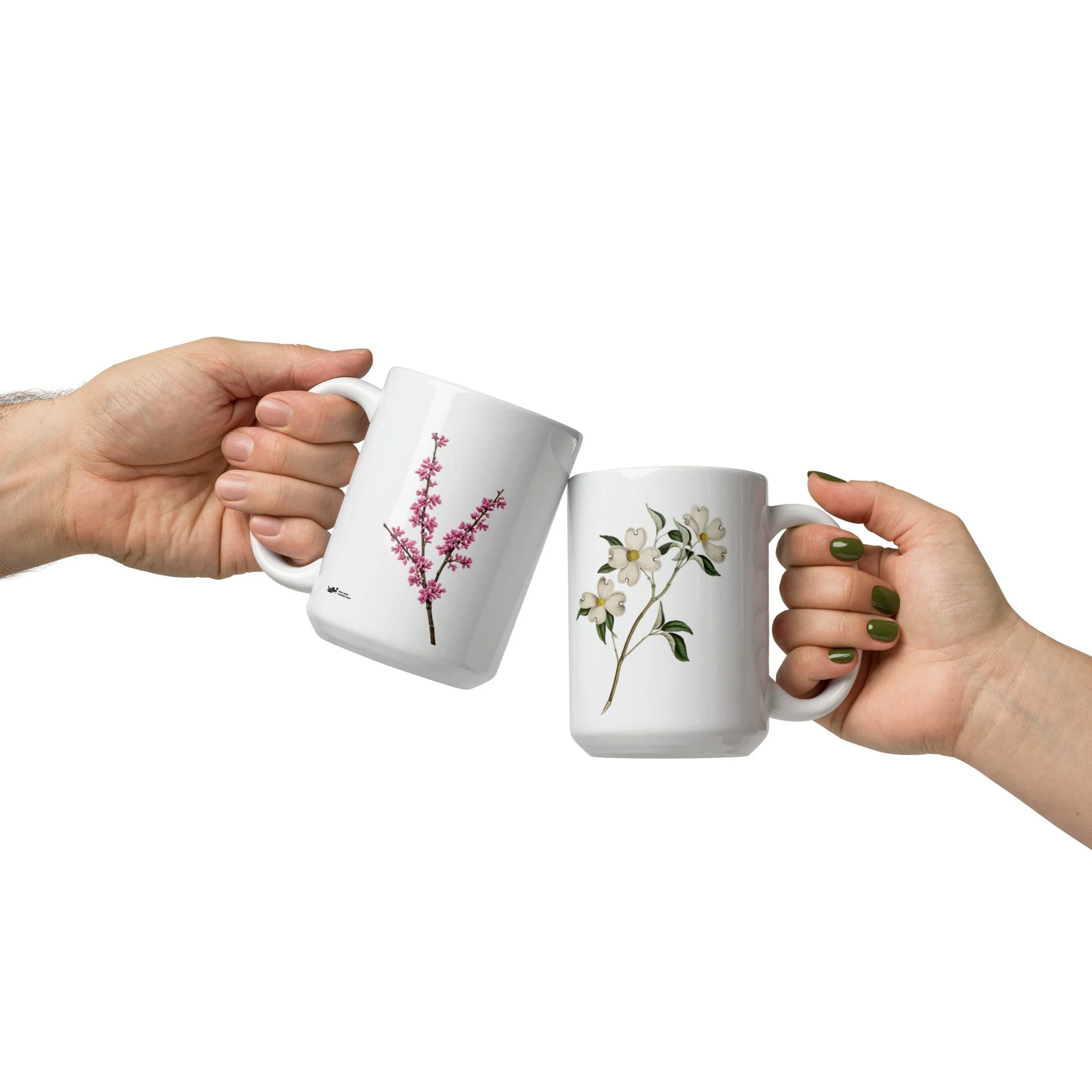 Dogwood & Redbud Mug | Native Spring Trees Design