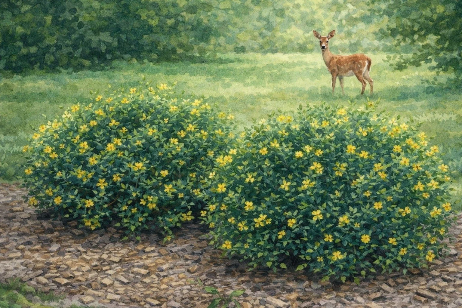 St. John’s Wort 'Blue Velvet' 3 gallon 15-18'' tall