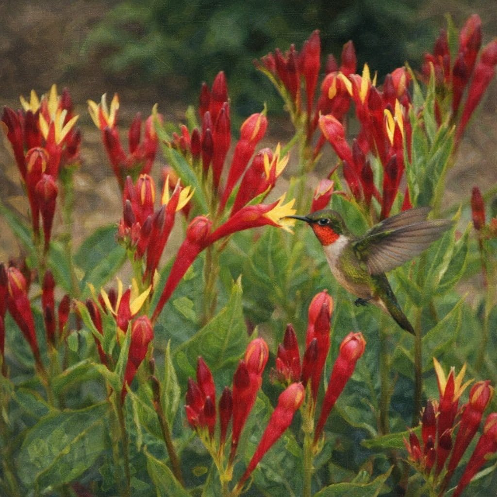 Indian Pink ‘Apple Slices’ | Spigelia marilandica 1 gallon
