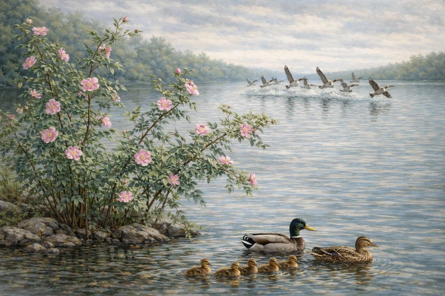 Swamp Rose | Rosa palustris 3 gallon 3-4' ft