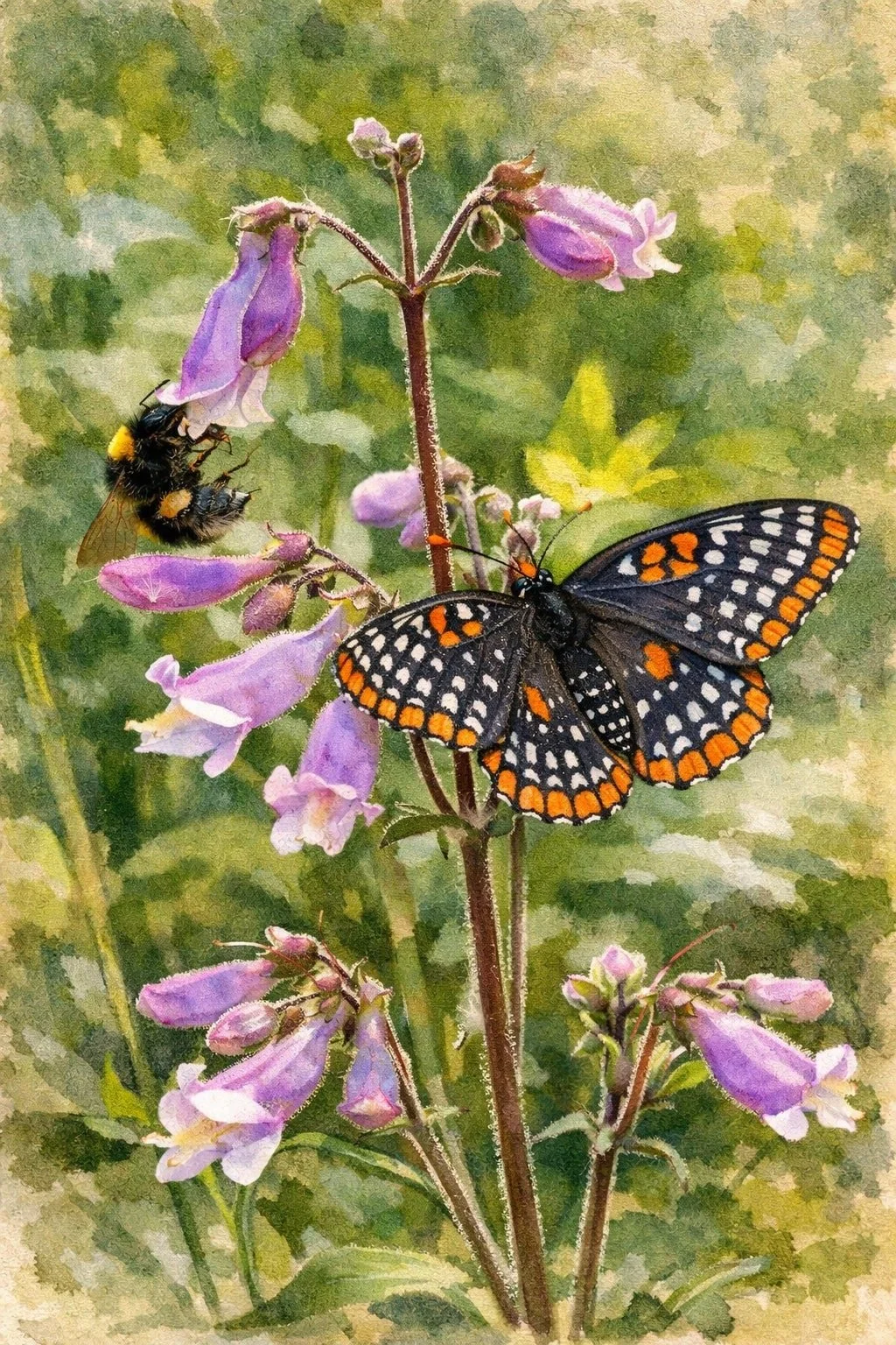 Hairy Beardtongue | Penstemon hirsutus 1 gallon