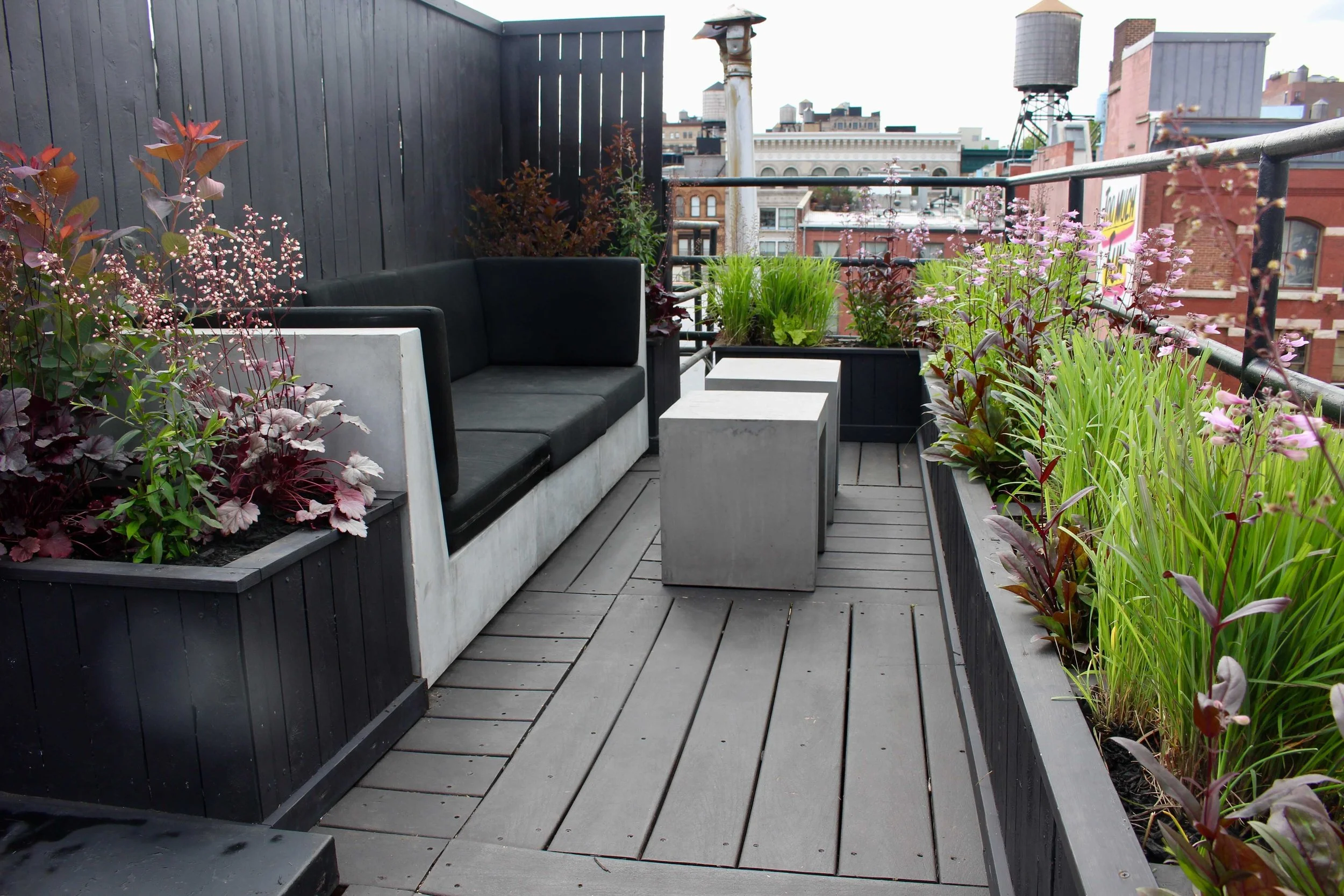 Rooftop garden, Soho, NY Mackenzie Younger