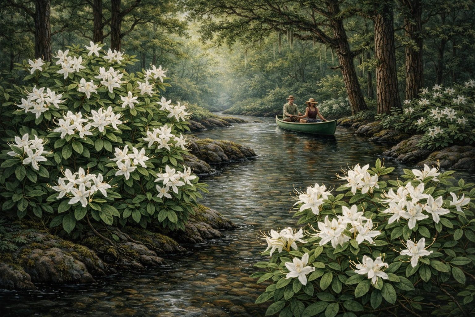 Swamp Azalea ‘Summer Eyelet’ 5 gallon 24-30'' + tall