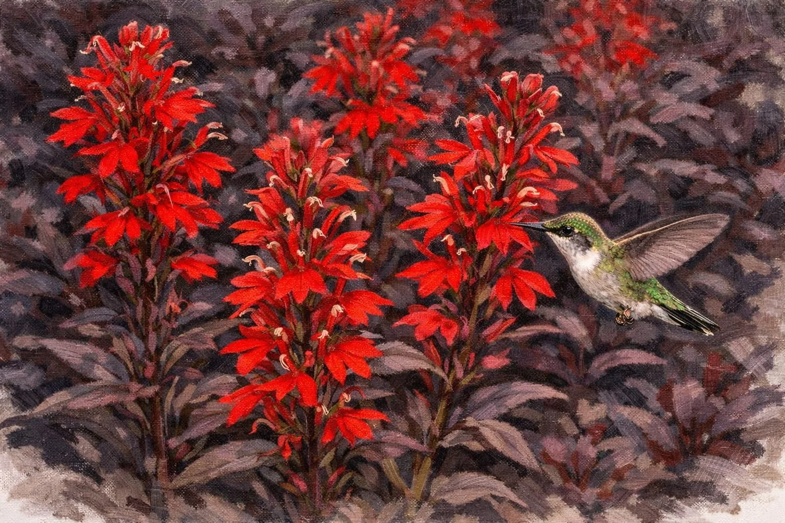 Cardinal Flower 'Black Truffle' | Lobelia cardinalis 1 gallon