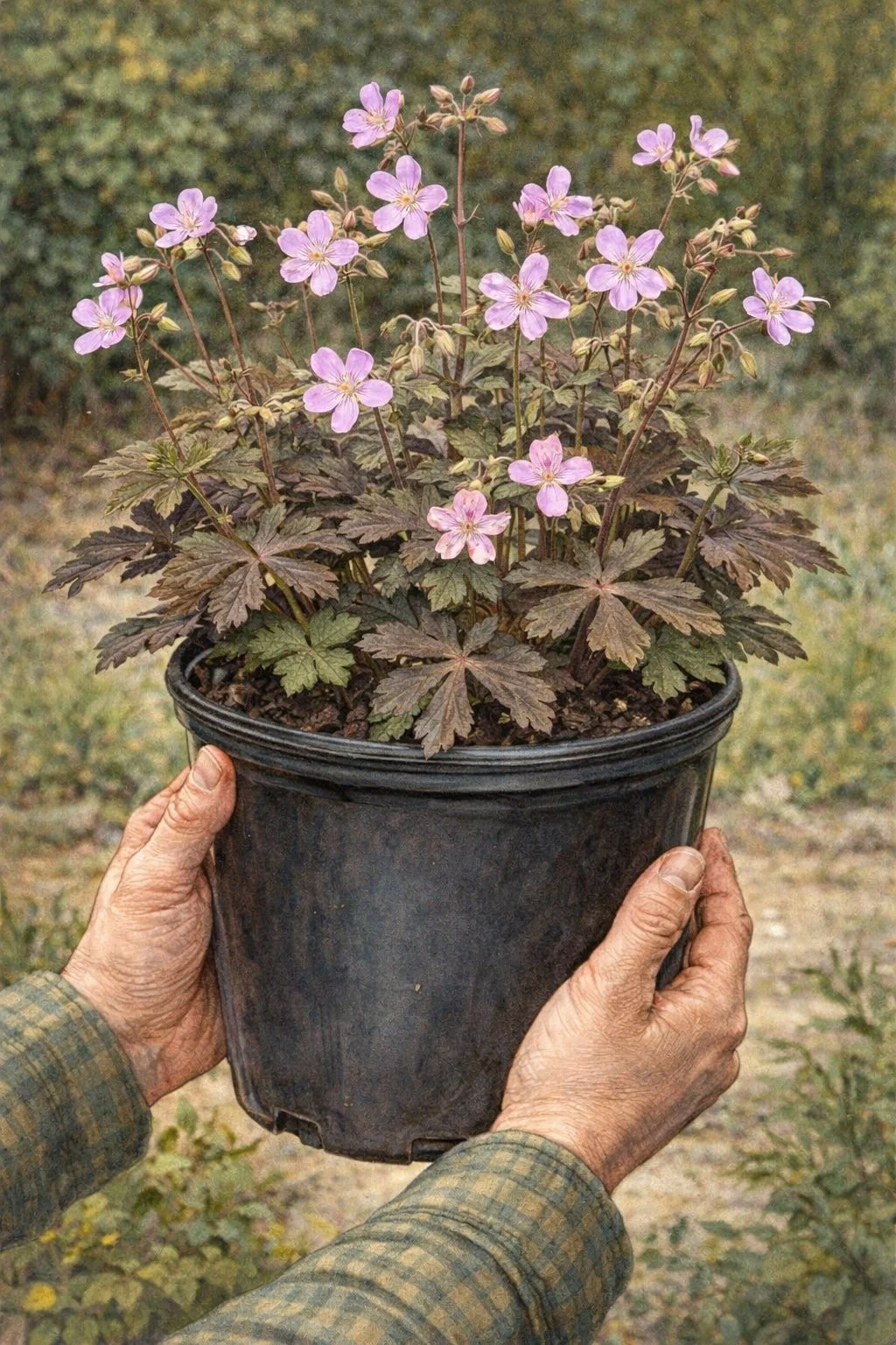 Geranium 'Espresso' | Geranium maculatum 1 gallon