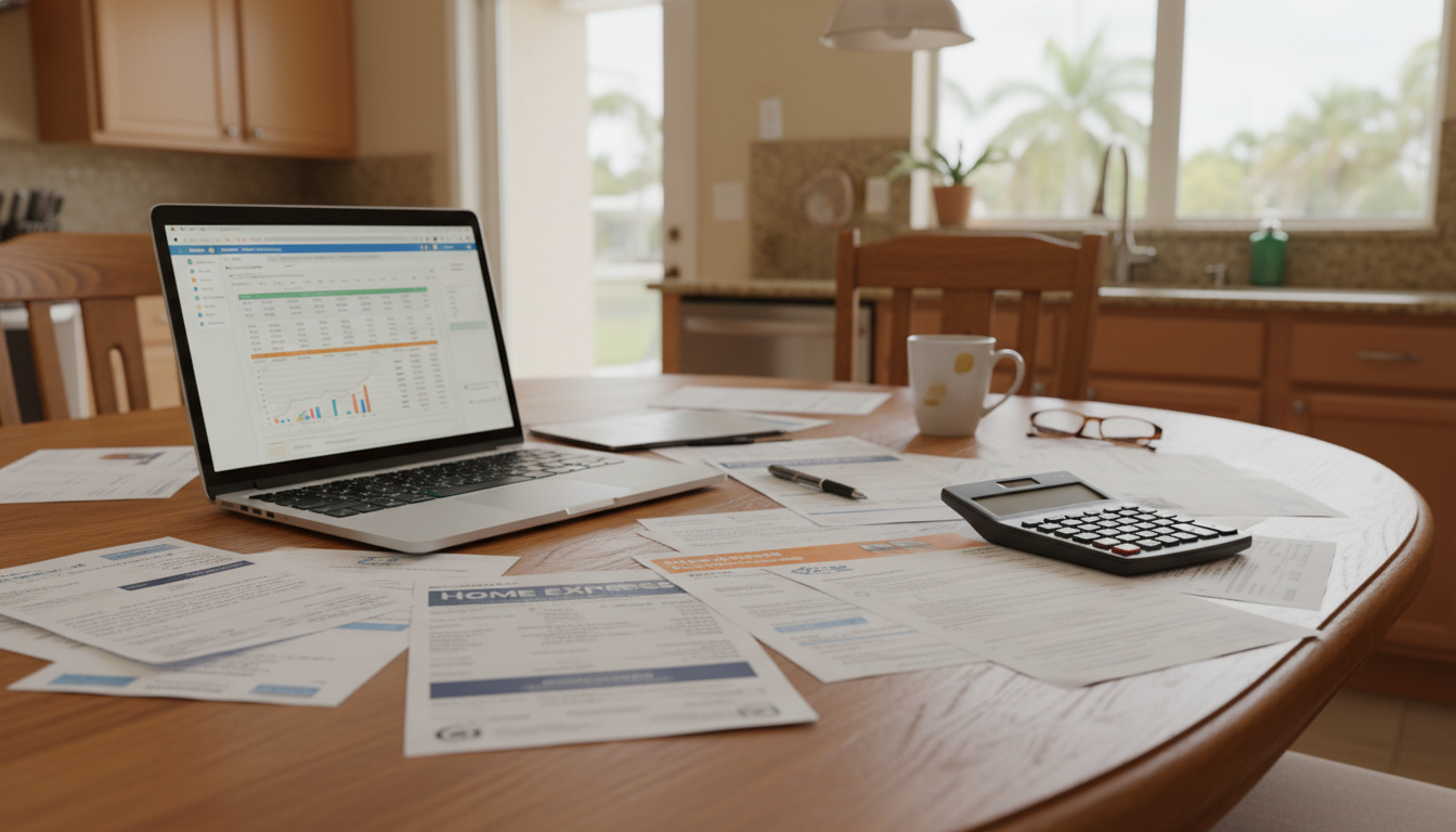 desk with paper and home inspection quotas