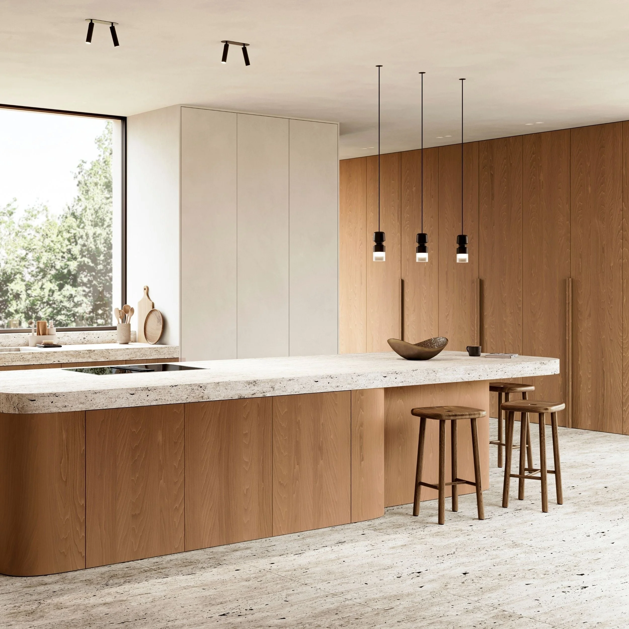 Walnut, White Oak, and the Return of Warm Wood Kitchens