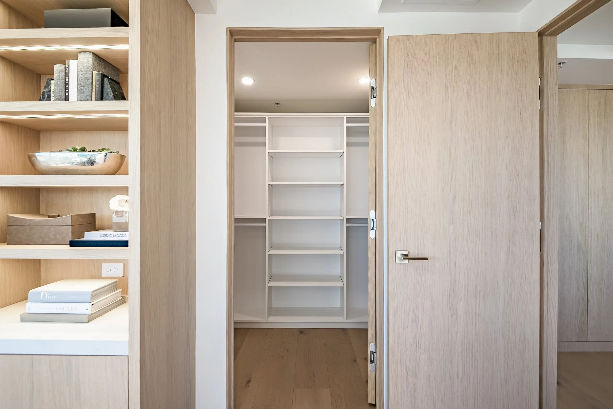 custom white oak scottsdale luxury closet 