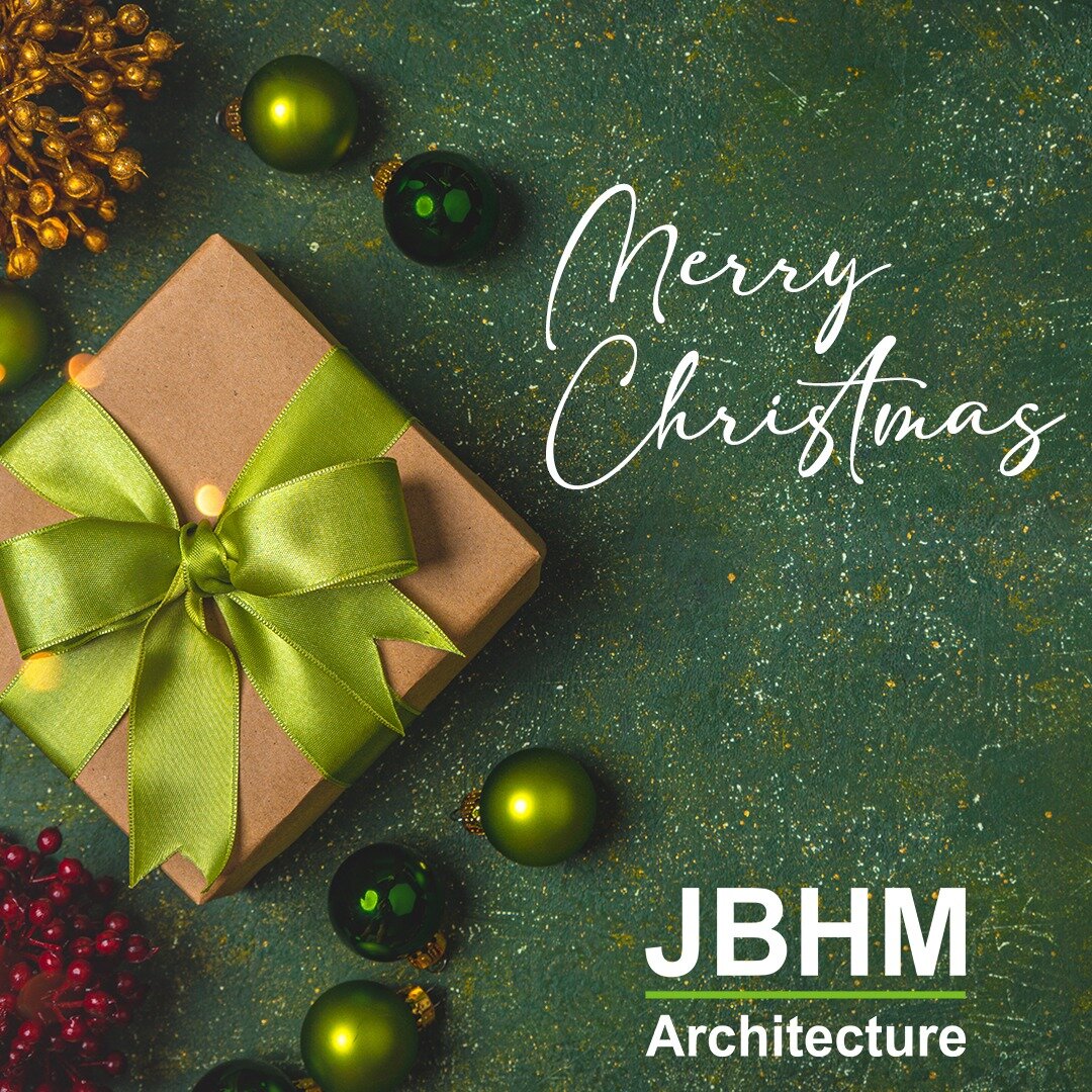 Merry Christmas from JBHM Architecture.  All our offices are closed Monday 12/25 and Tuesday 12/26.