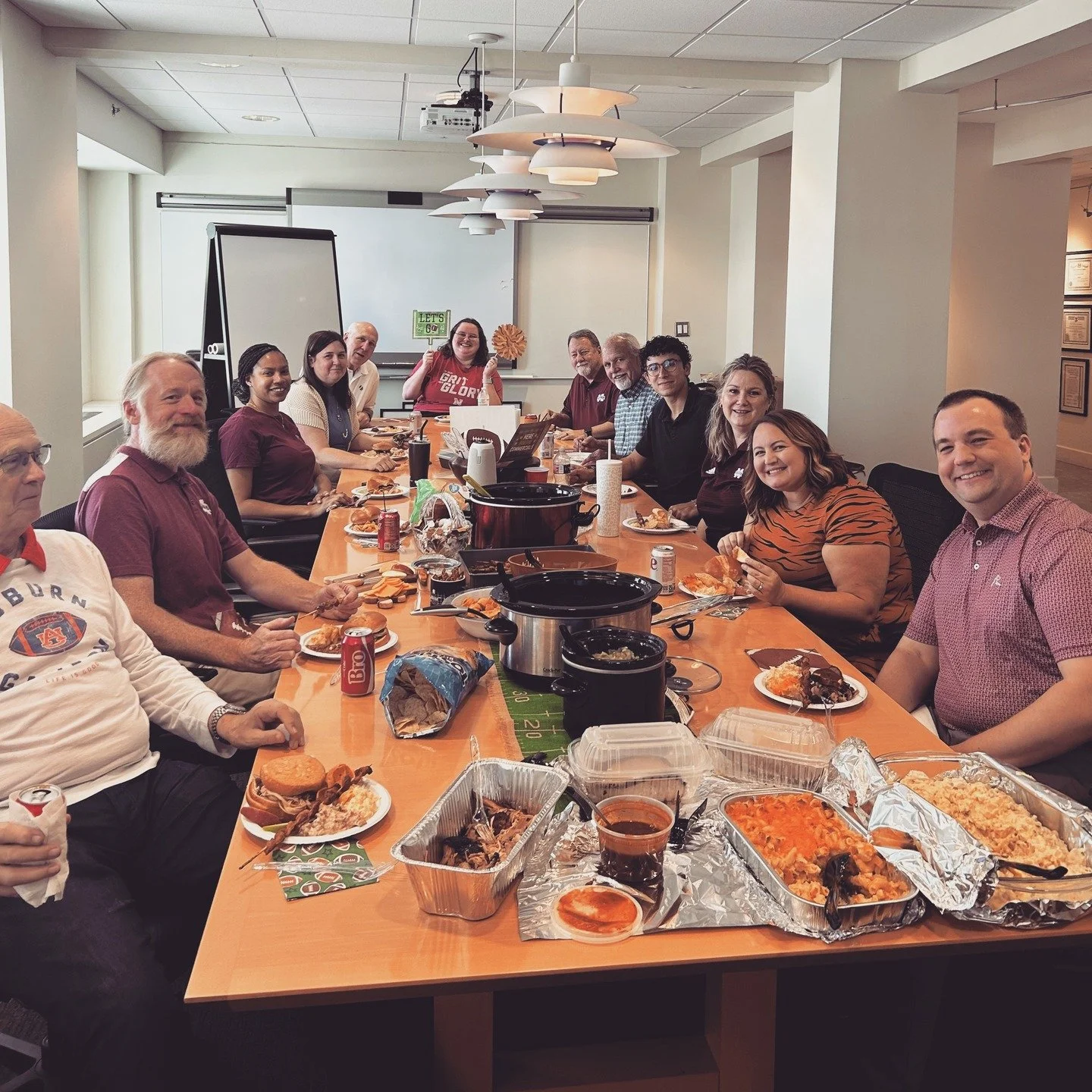 🏈 The wait is over. College football is back! The JBHM Jackson office is ready for game days, rivalries, and plenty of team spirit. #CollegeFootball #TeamJBHM