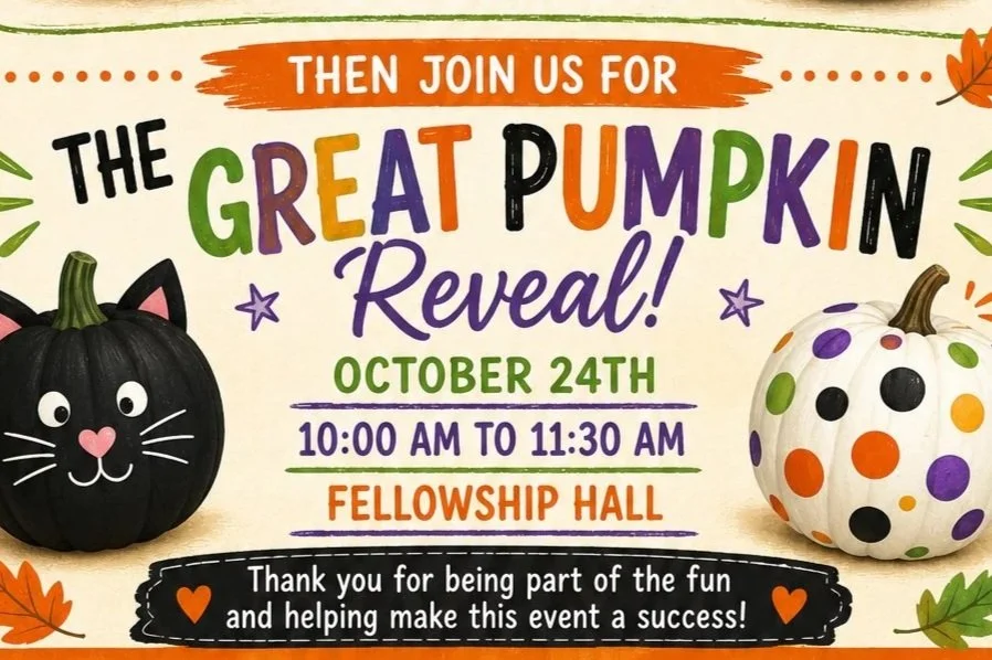The Great Pumpkin Reveal