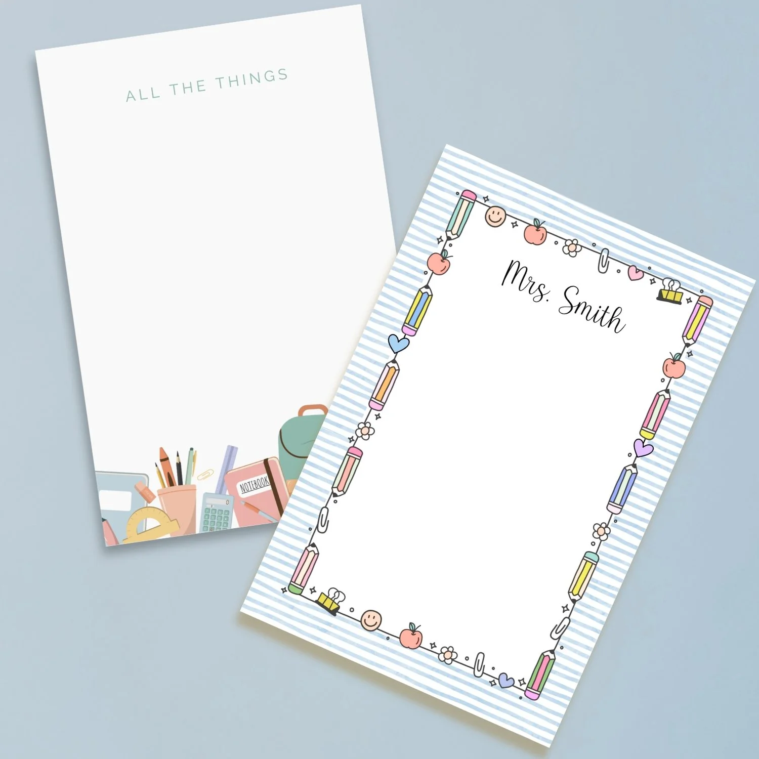 School Days Teacher Notepad (5.5x8.5)