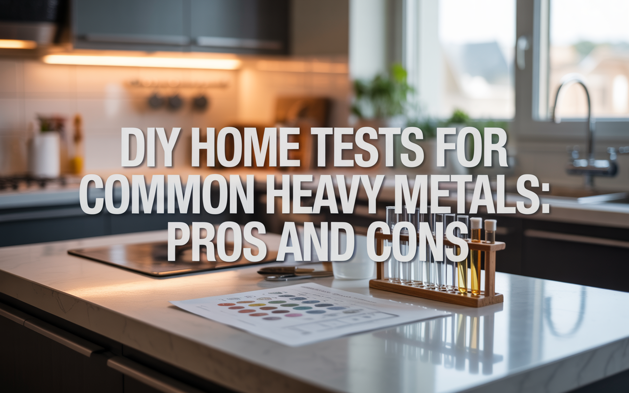 DIY Home Tests for Common Heavy Metals: Pros and Cons