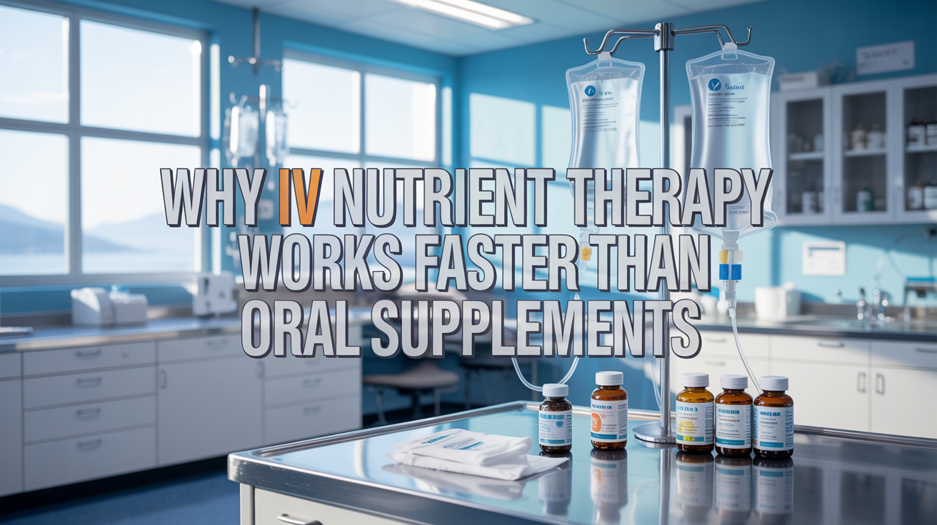 Why IV Nutrient Therapy Works Faster Than Oral Supplements