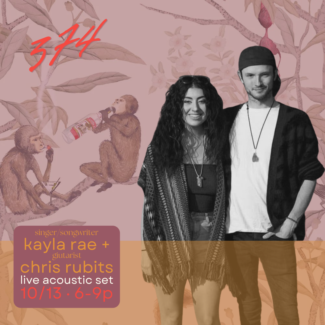 acoustic set with singer/songwriter kayla rae + guitarist chris rubits