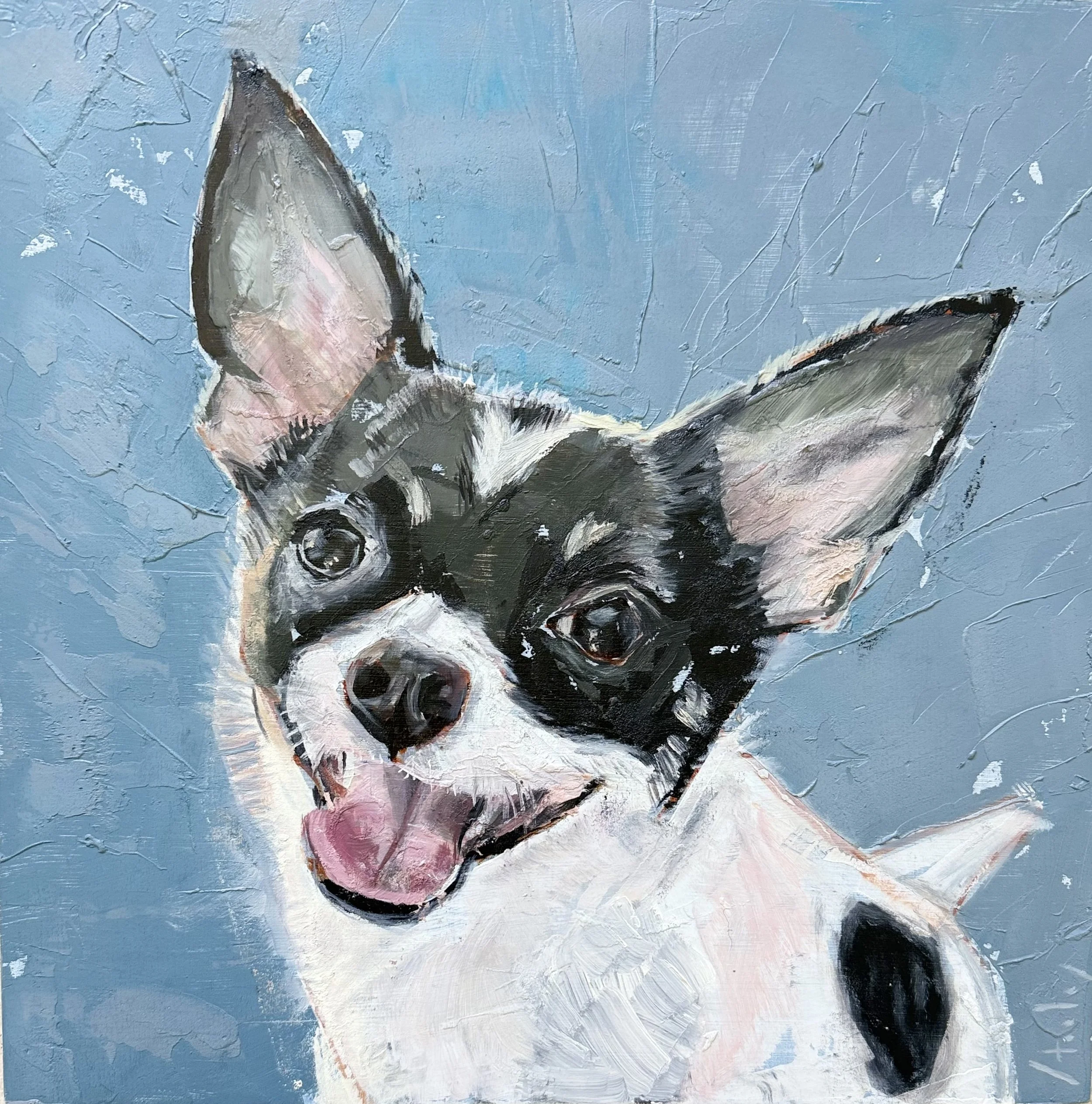 Goose, Too! - 12" x 12" x 1" - Oil on Panel