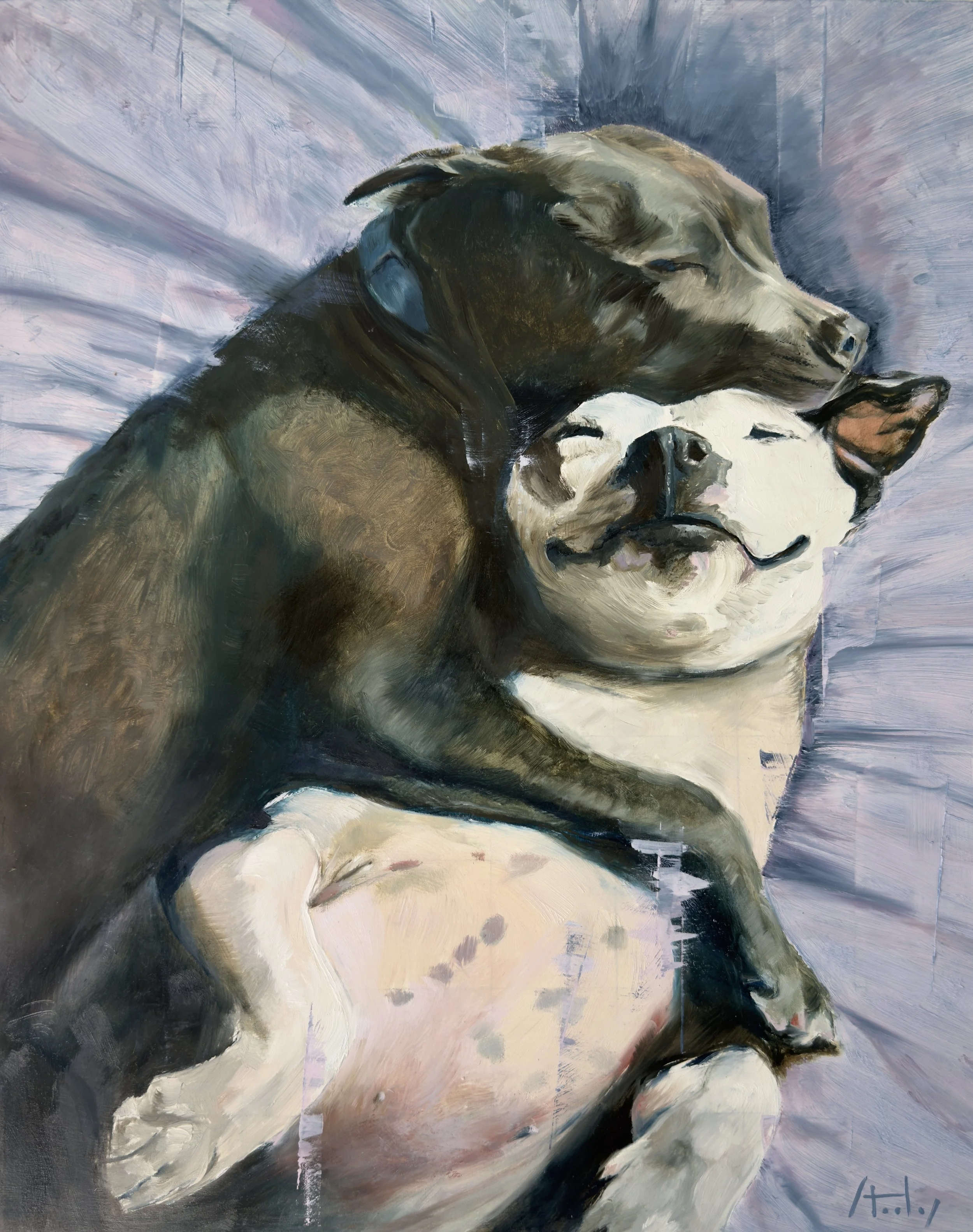 Besties 16” x 20” x 1” Oil on Panel