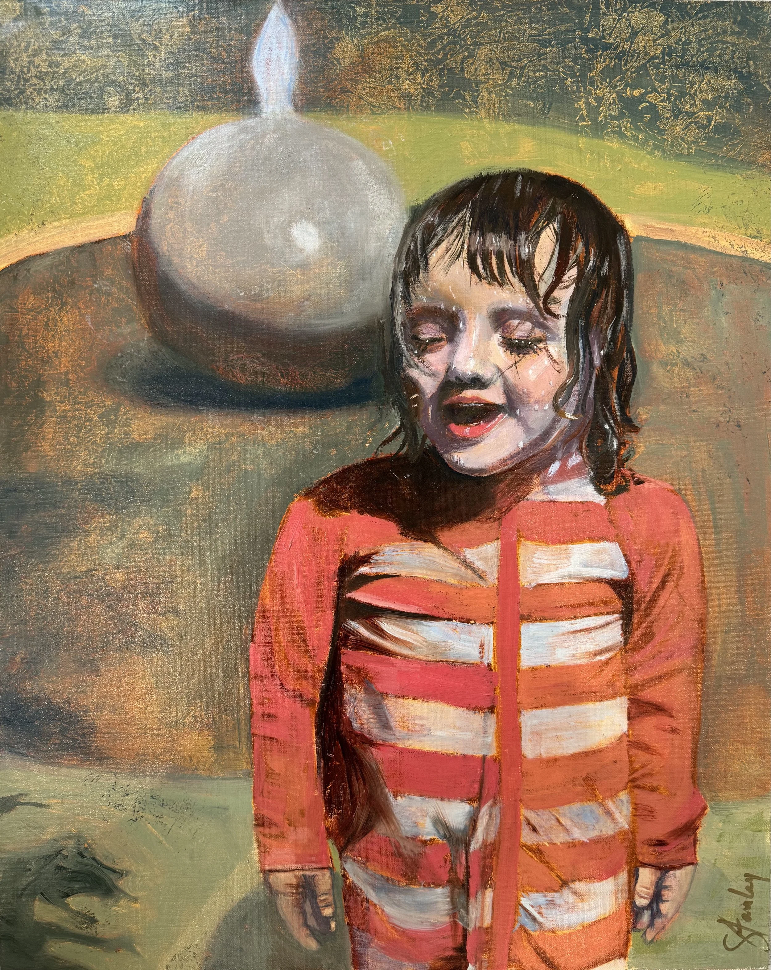 Ahhh! - 16" x 20" x .25" - Oil on Aluminum Panel