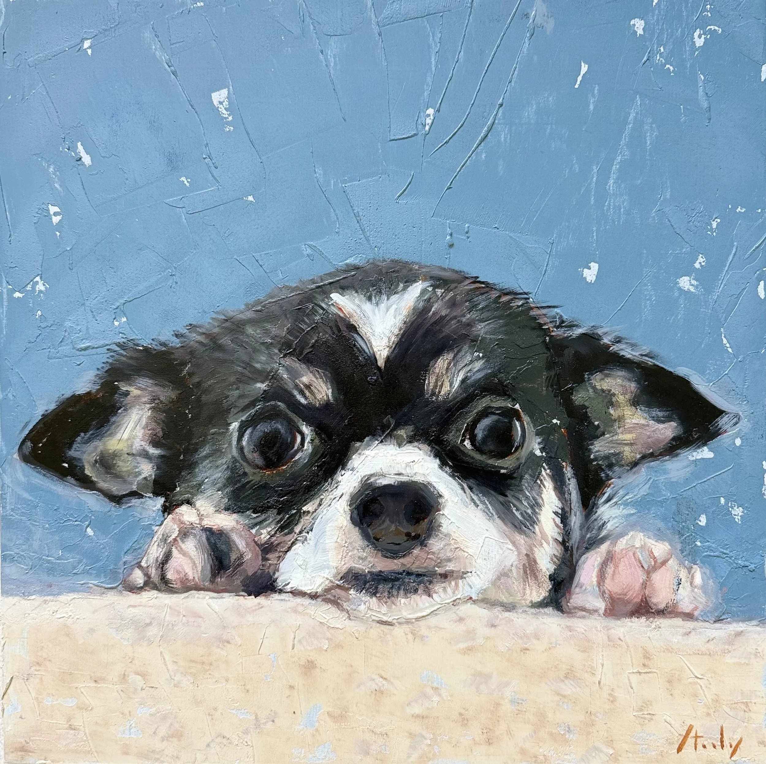 Goose - 12" x 12" x 1" - Oil on Panel