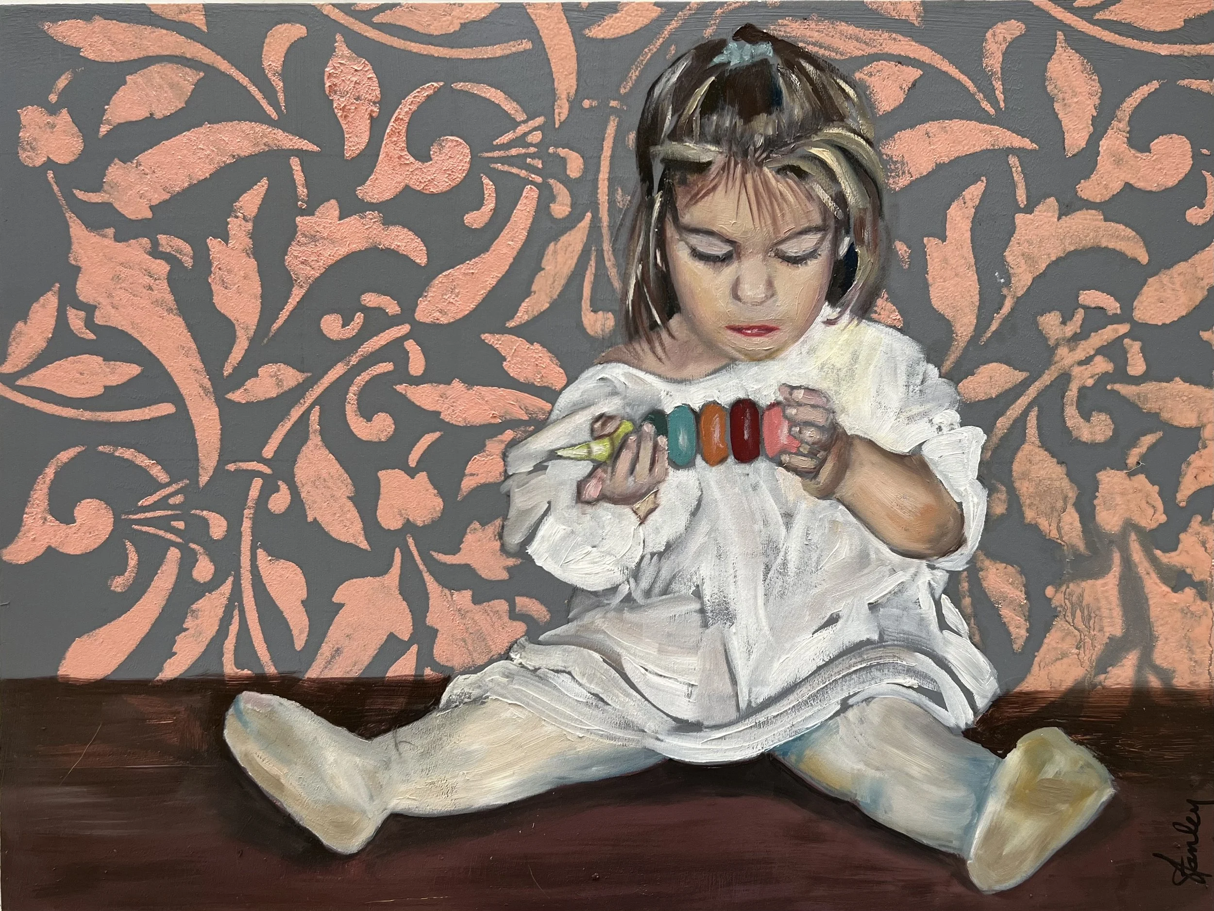 Immersed - 12 x 16 x 1.5” - Oil on Panel