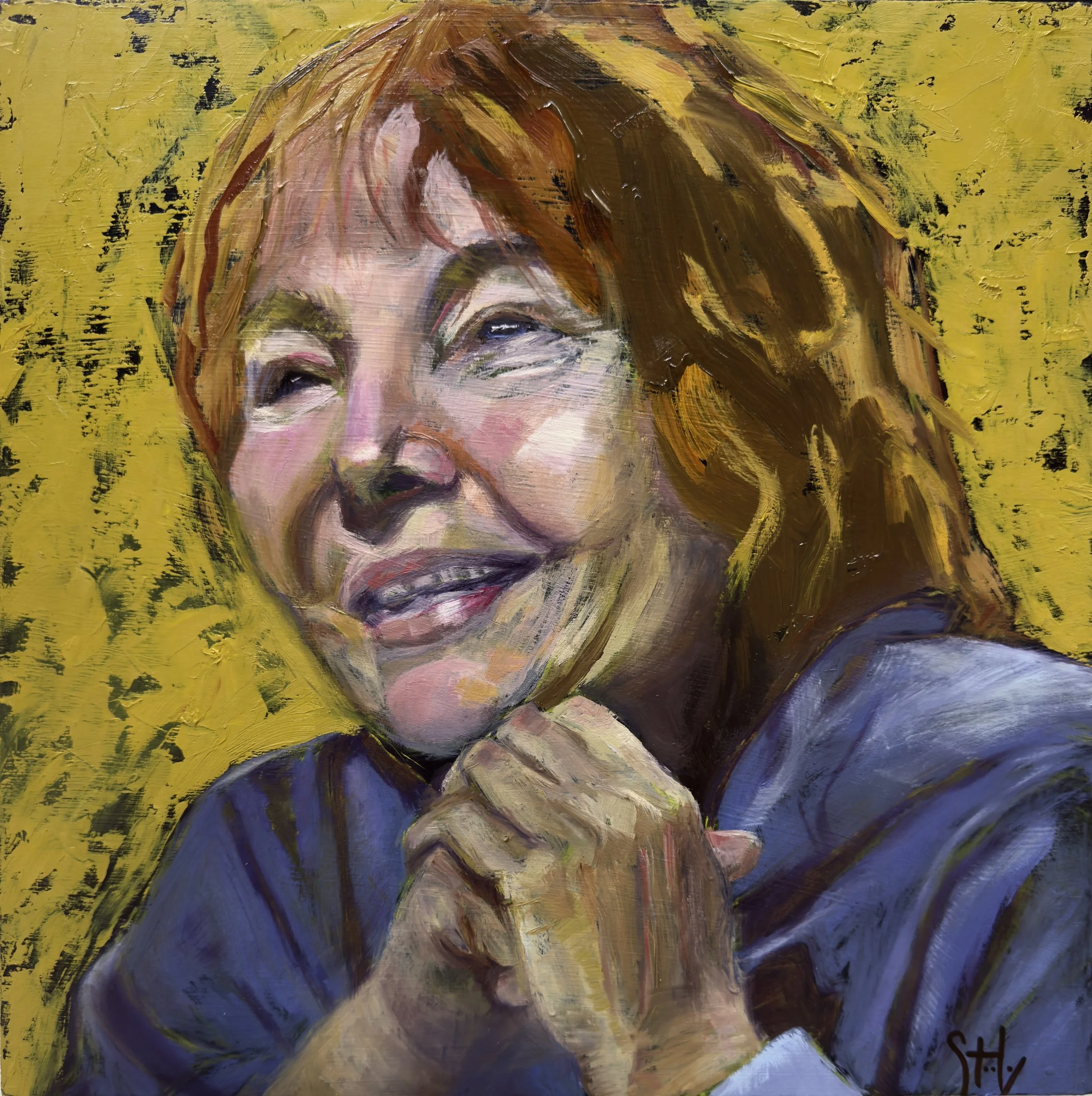 Carla - 12 x 12 x 3/4” - Oil on Panel