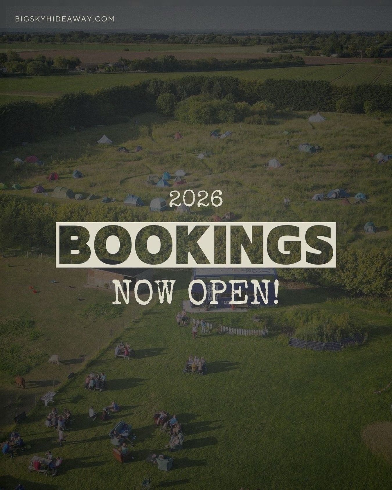 A brand new booking system just went live on our website and we&rsquo;re now officially open for bookings in 2026. Yay!