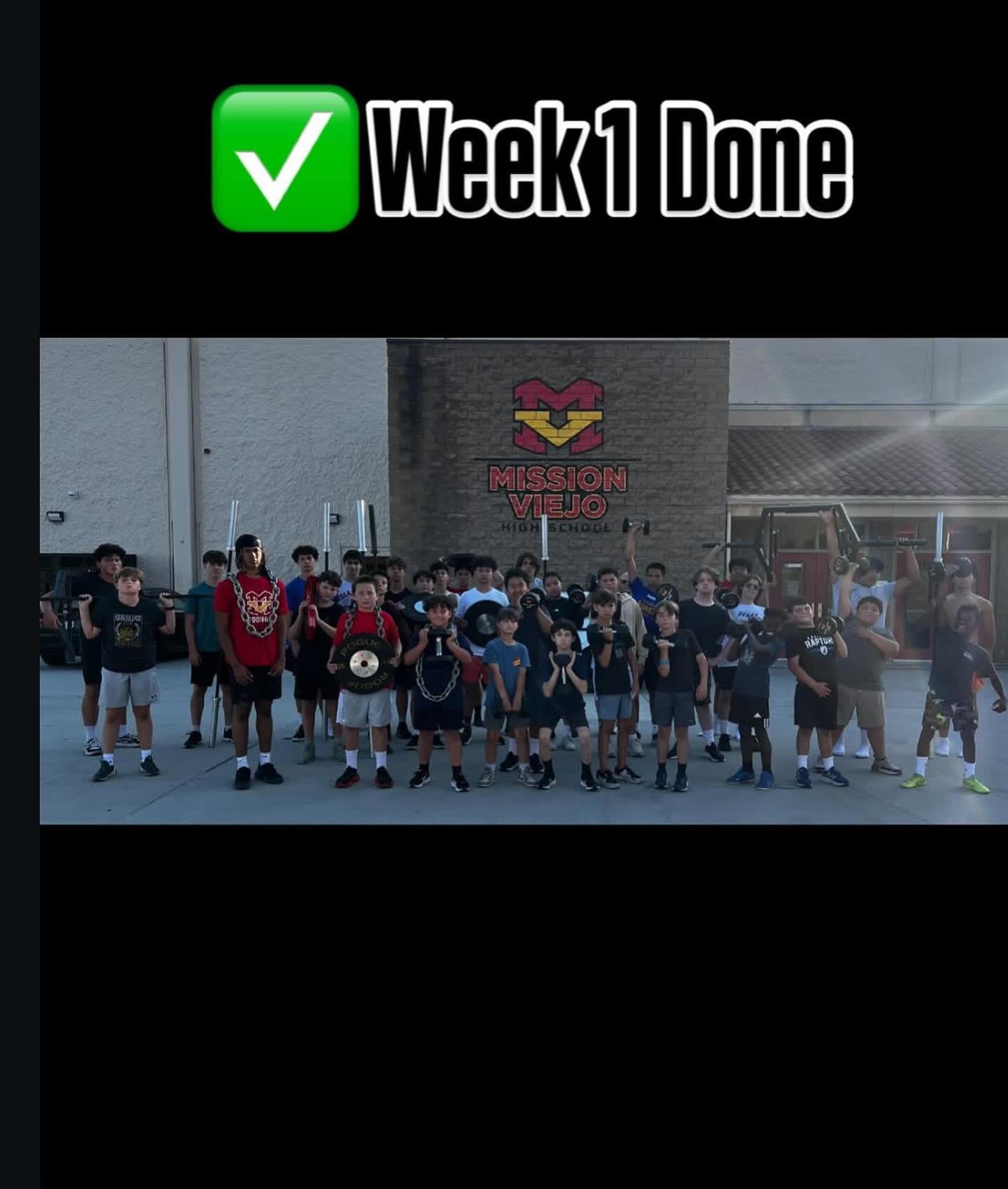 ✅ Week 1 DONE!
The first week of Inferno Speed &amp; Strength is in the books 🔥💪
Huge shoutout to all the athletes grinding and getting better every day.

We&rsquo;re fired up for Week 2! If you still want to jump into Session 1, DM us ASAP to get 