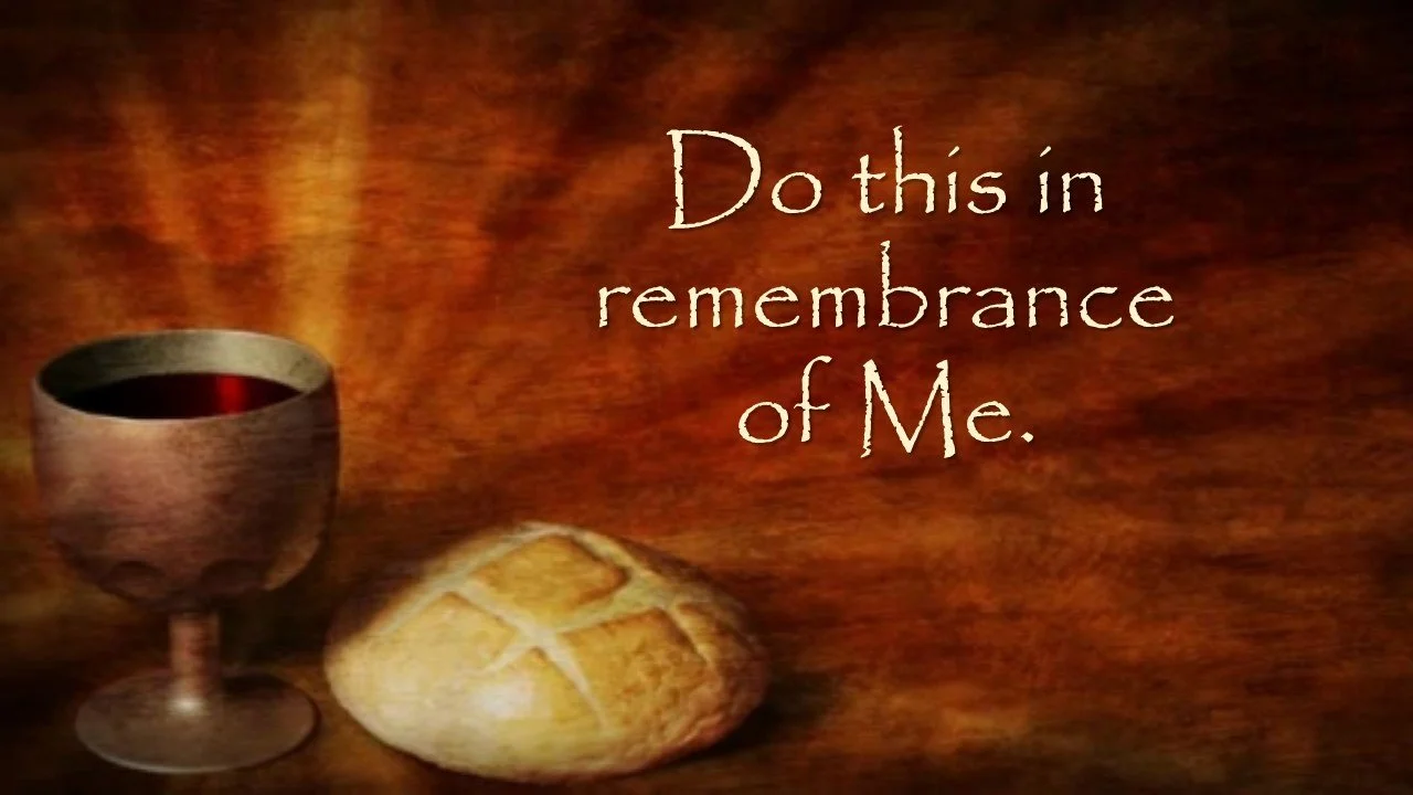 The Lord's Supper during Service