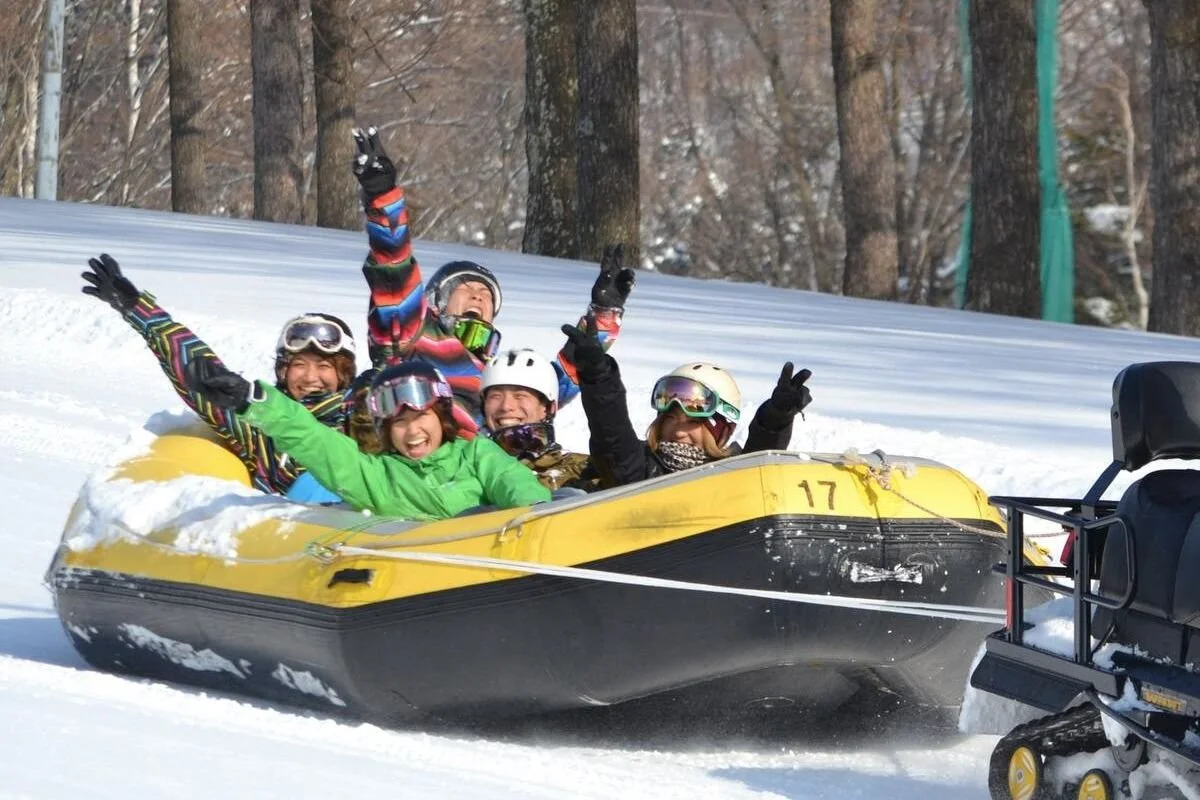 Snow Rafting in Niseko